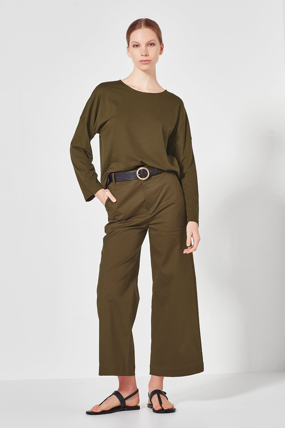The Olsen Tee in Khaki