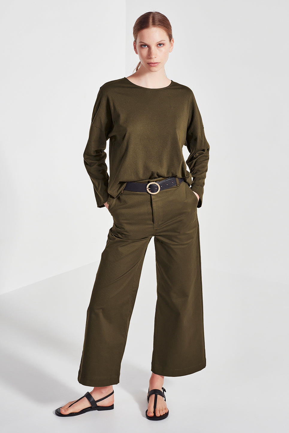 The Olsen Tee in Khaki