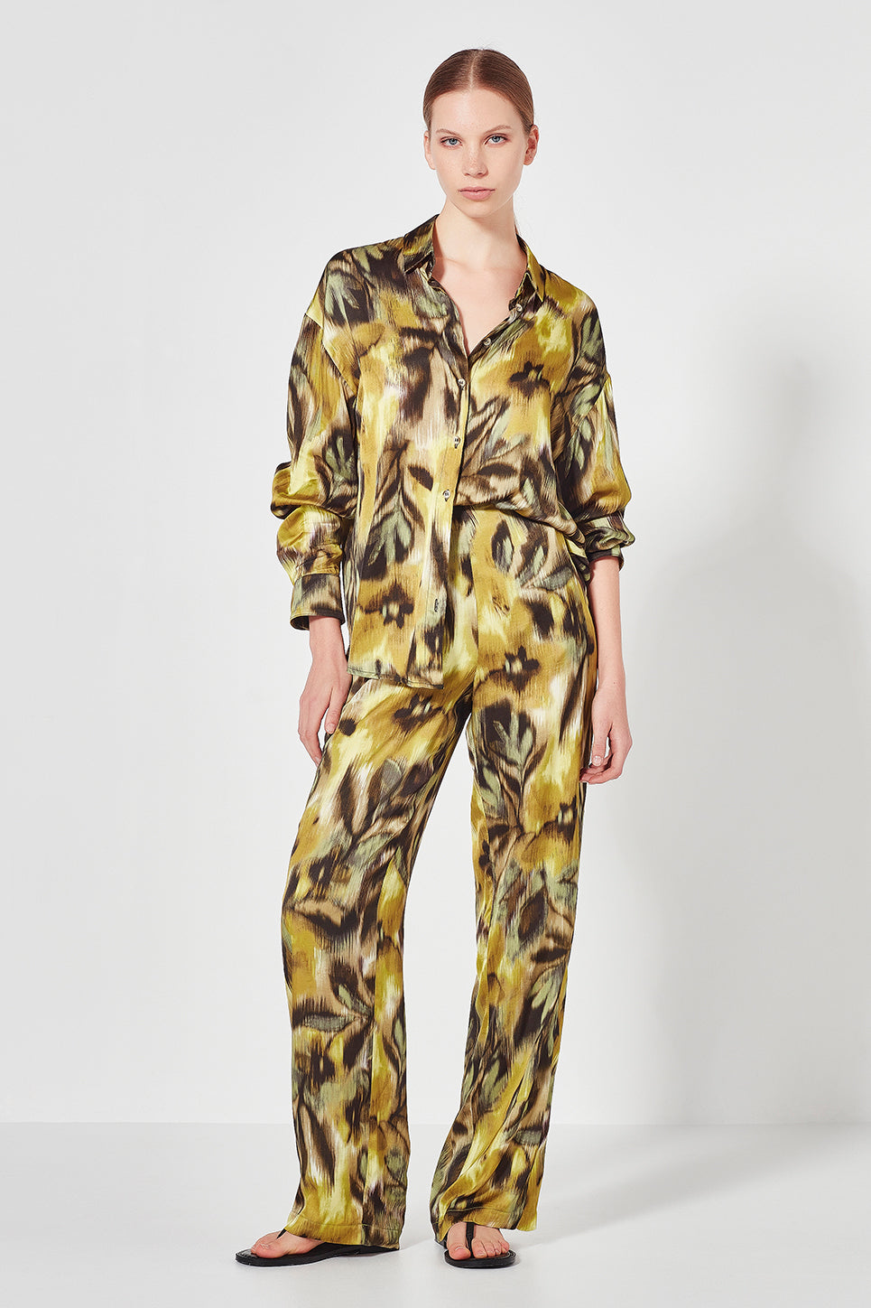 The East Pant in Lime Print