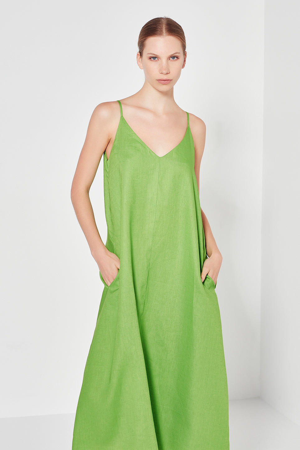 The Marnie 2-Way Sun Dress in Lime