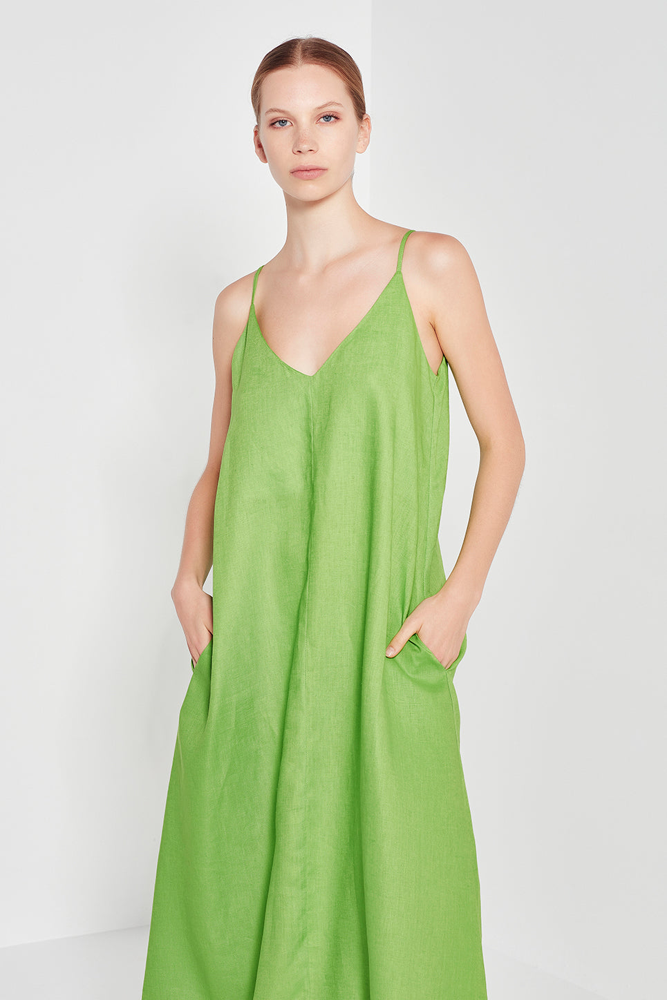 The Marnie 2-Way Sun Dress in Lime