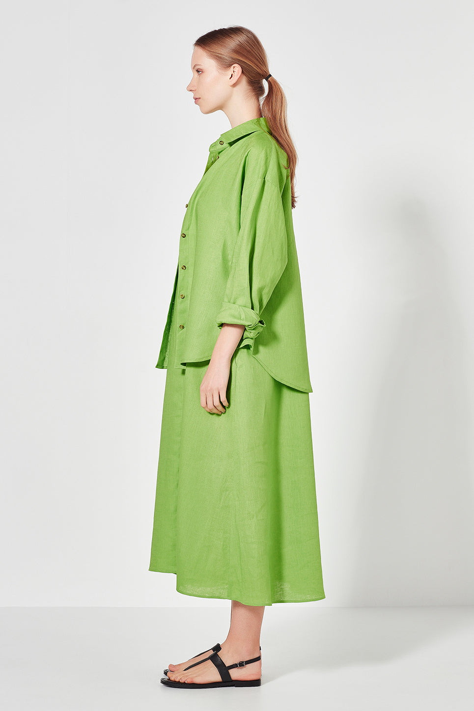 The Marnie 2-Way Sun Dress in Lime