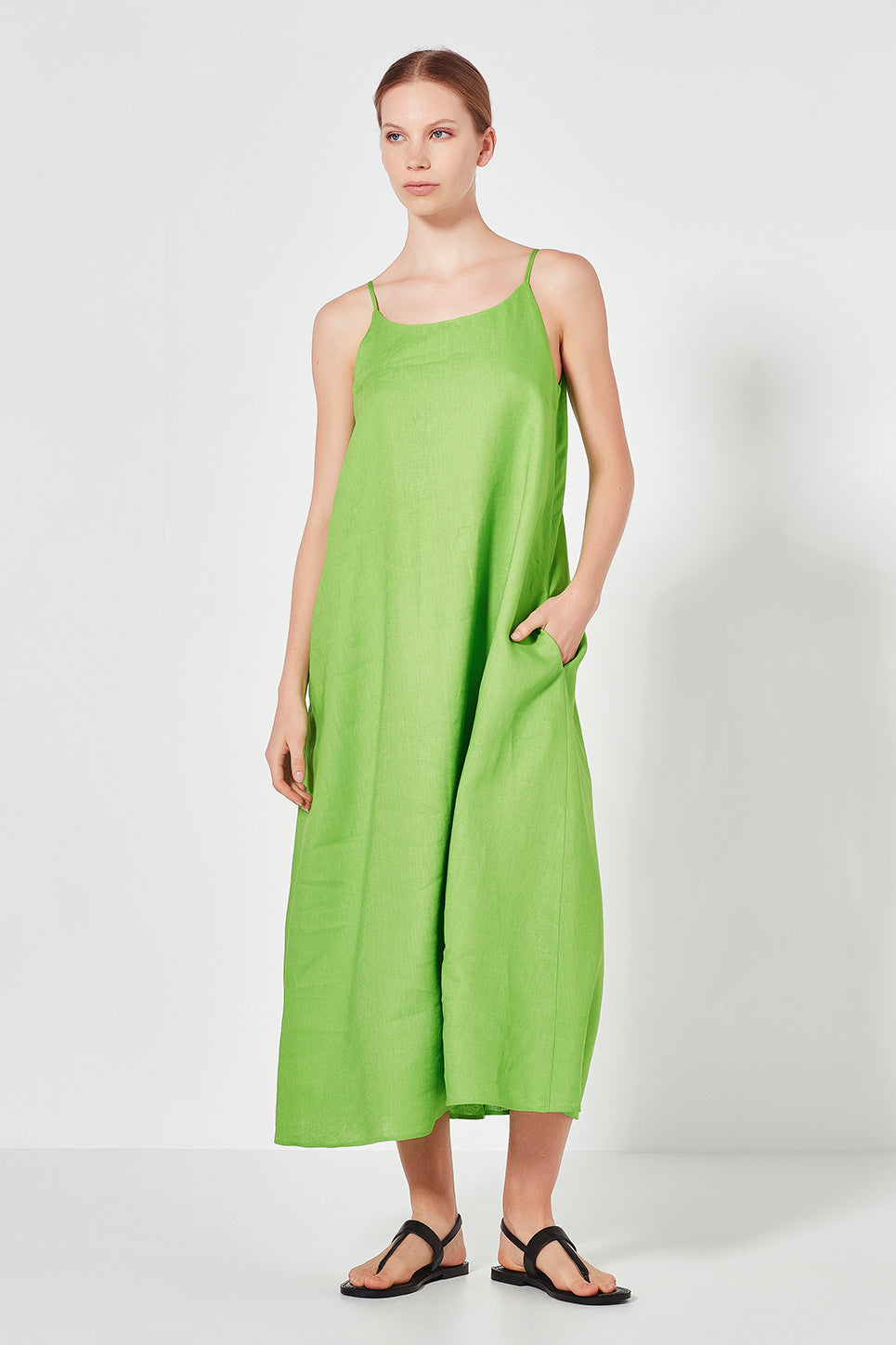 The Marnie 2-Way Sun Dress in Lime