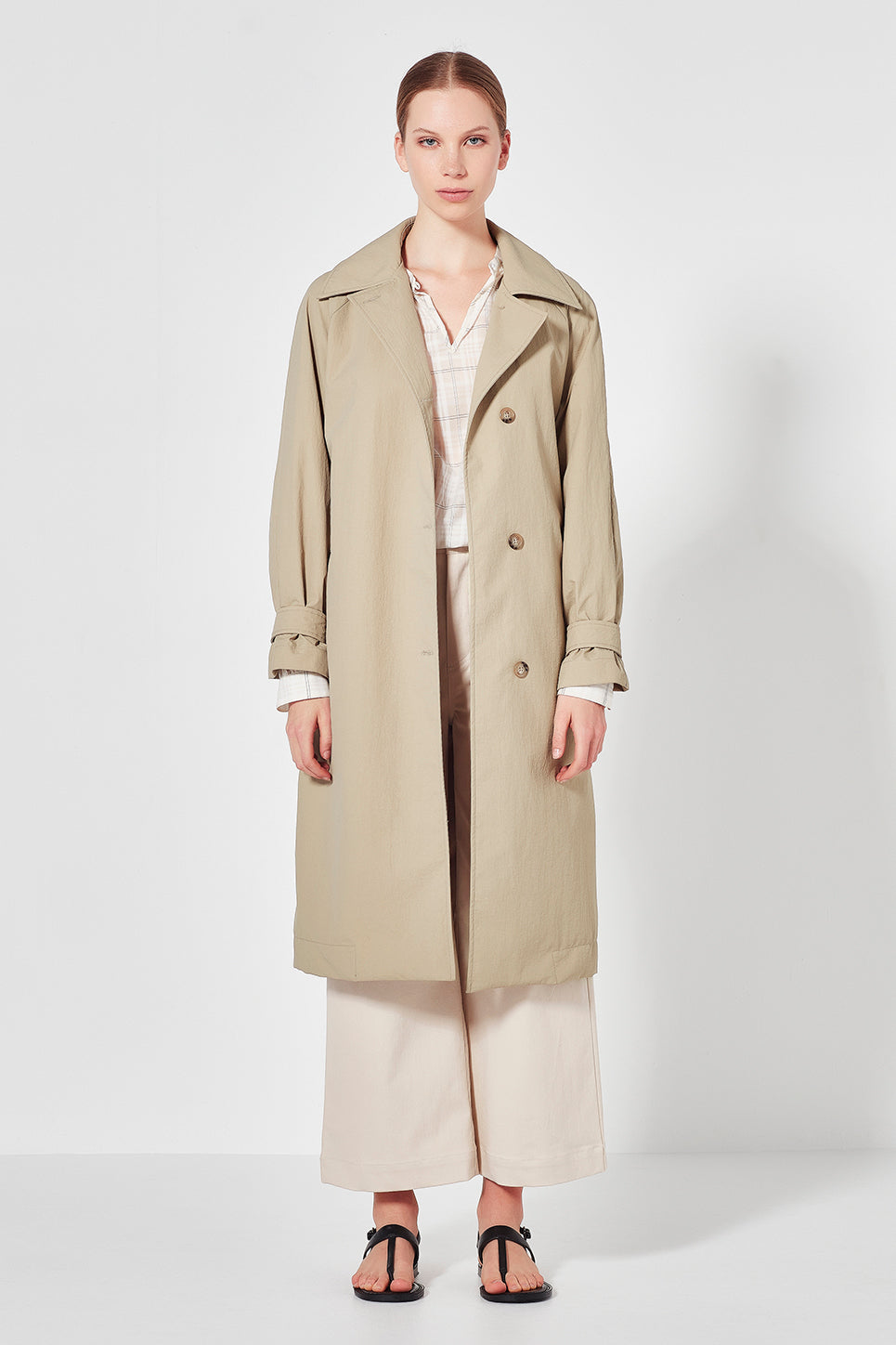 The Kingsly Coat in Taupe