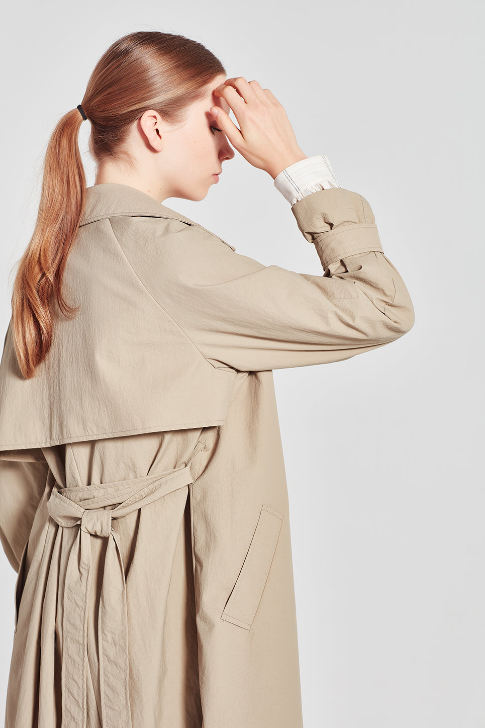The Kingsly Coat in Taupe