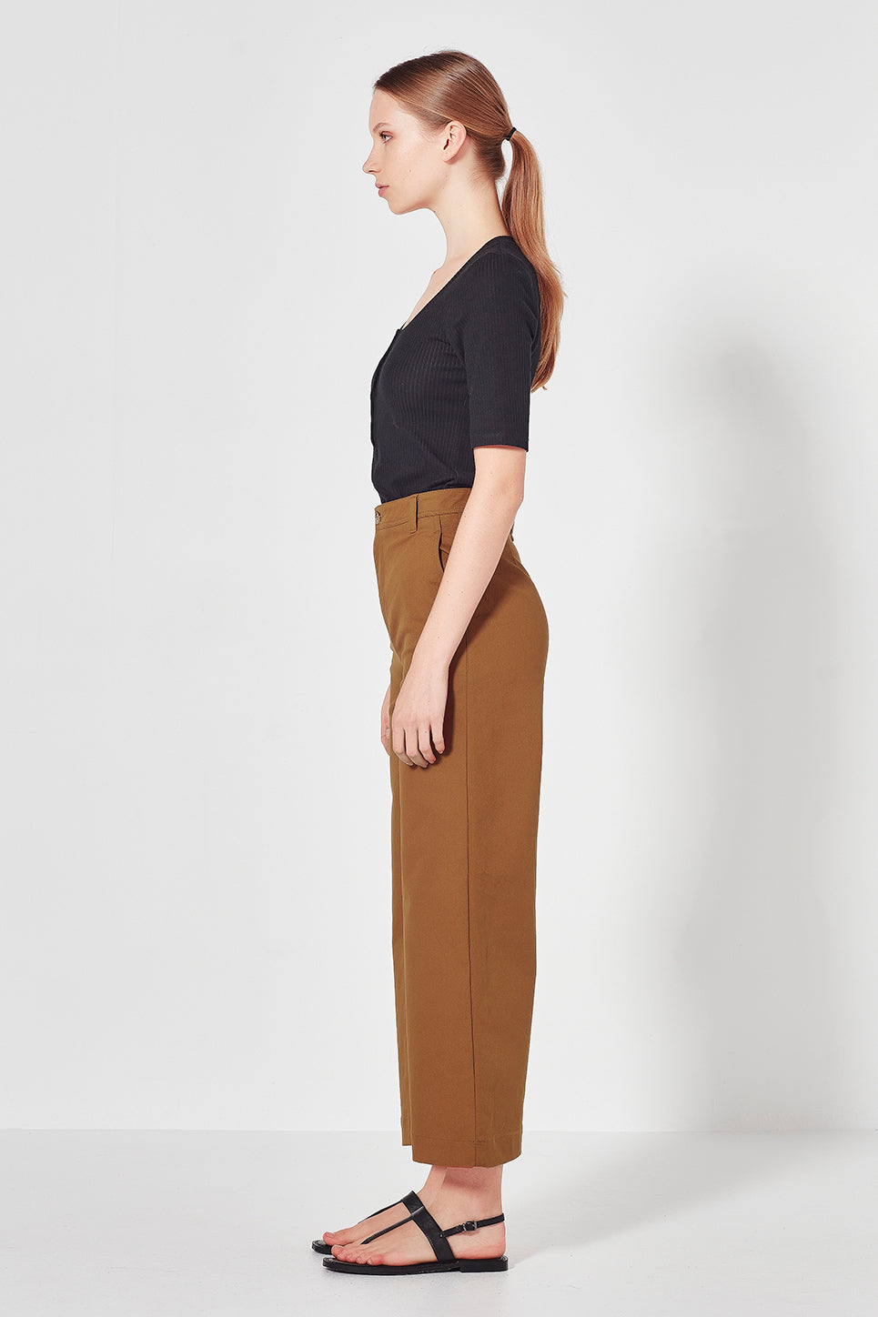 The Dryden Pant in Tobacco