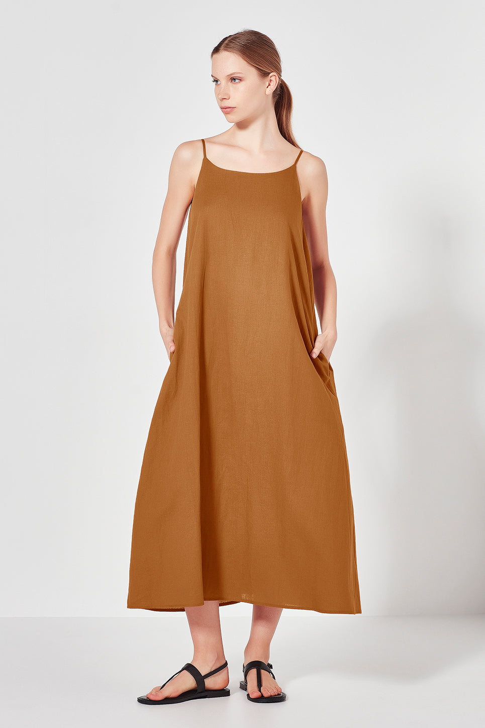 The Marnie 2-Way Sun Dress in Tobacco