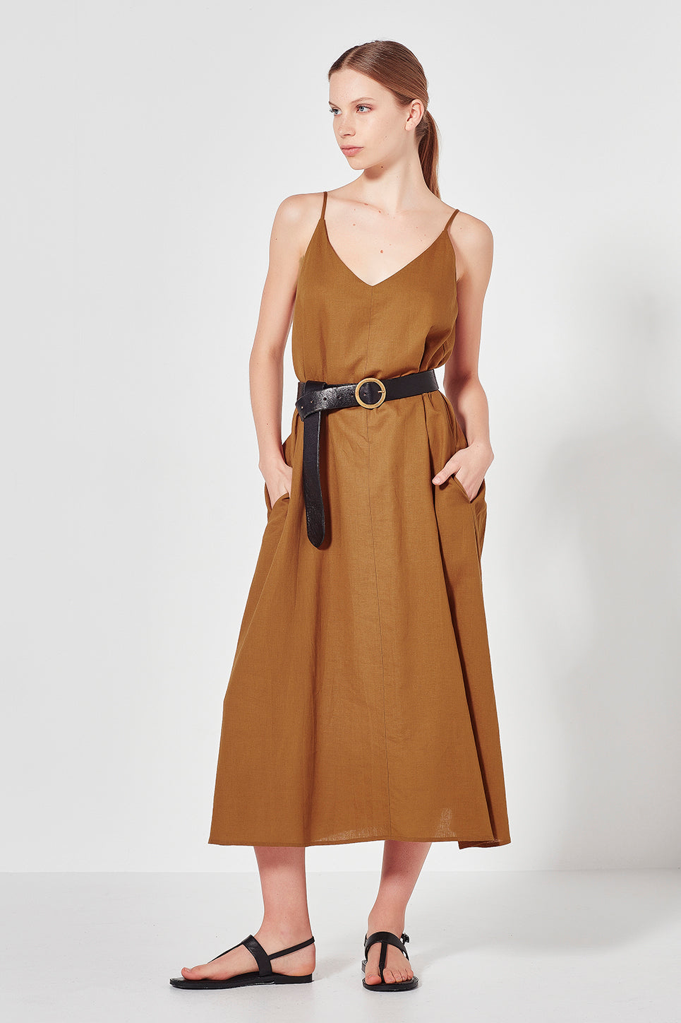 The Marnie 2-Way Sun Dress in Tobacco