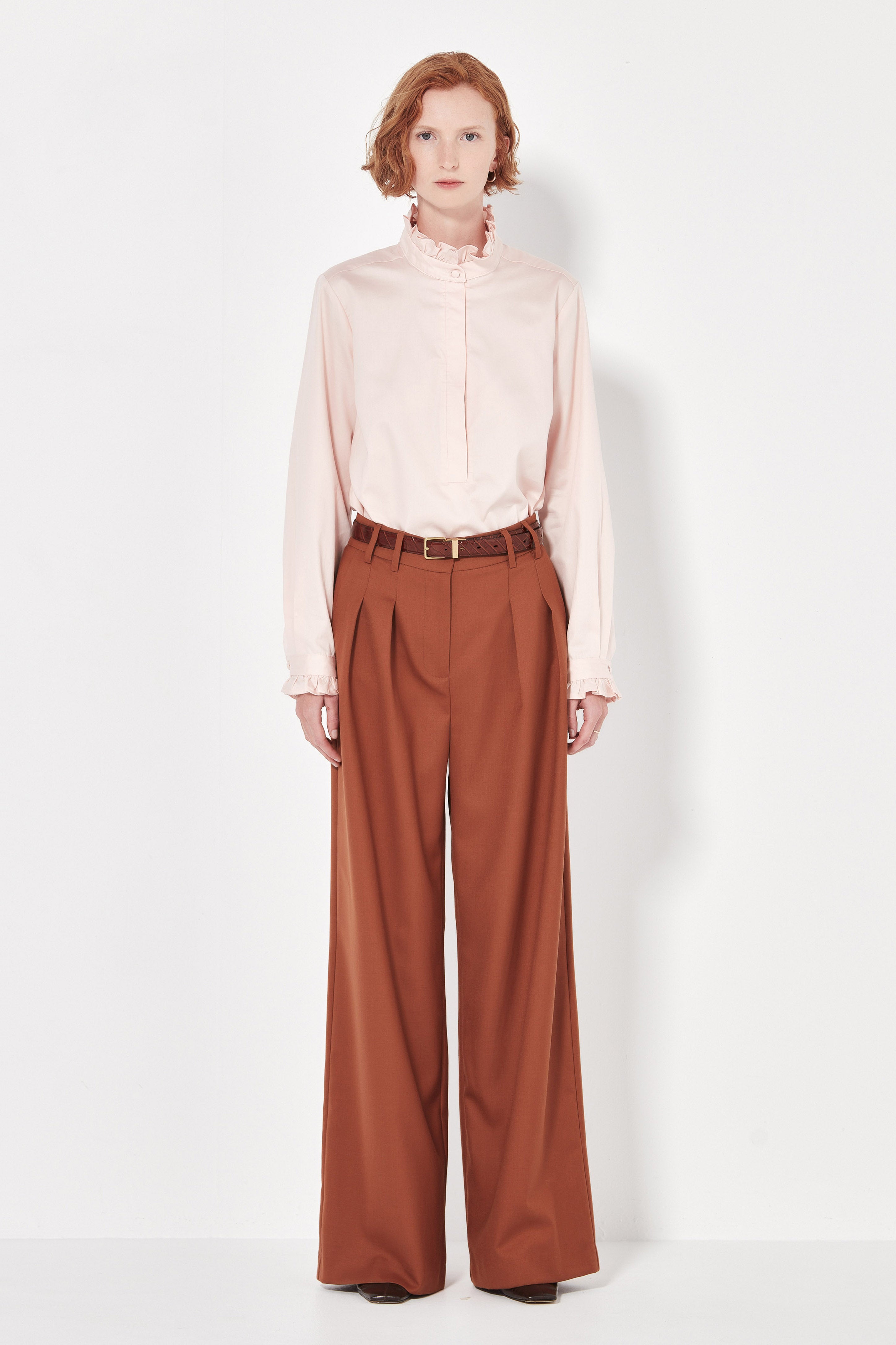 The Byron Blouse in Blush