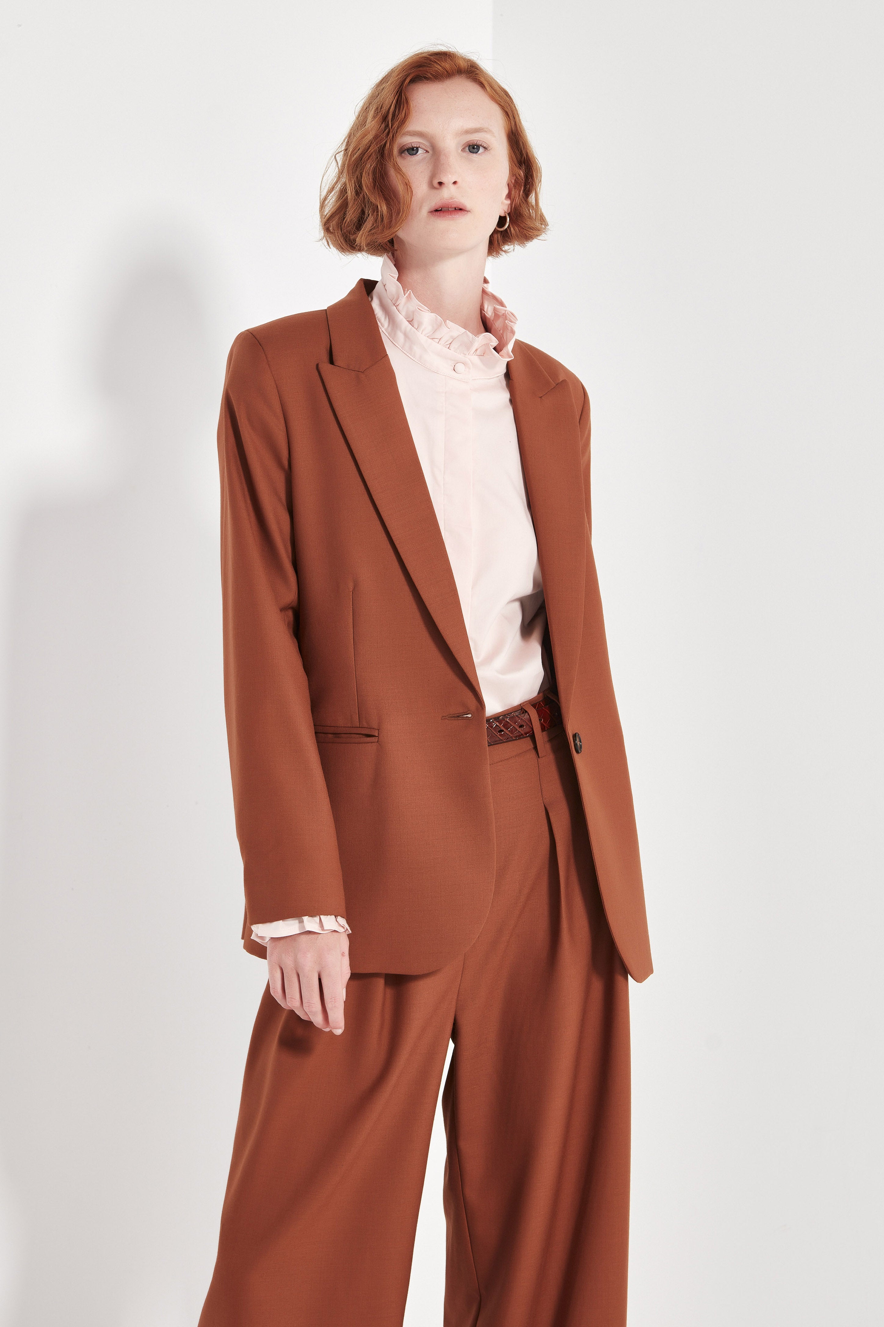 The Oslo Jacket in Brick