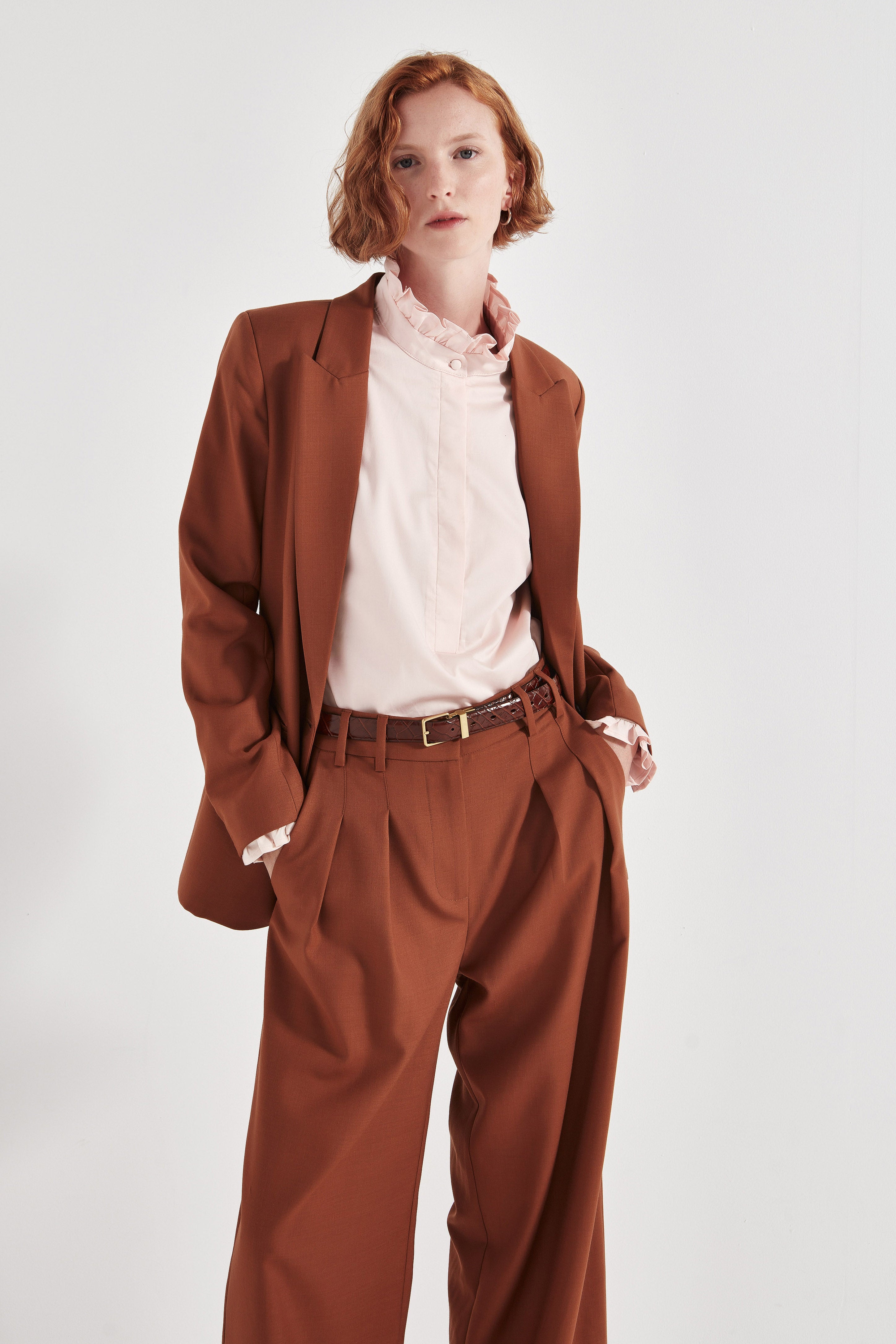 The Byron Blouse in Blush