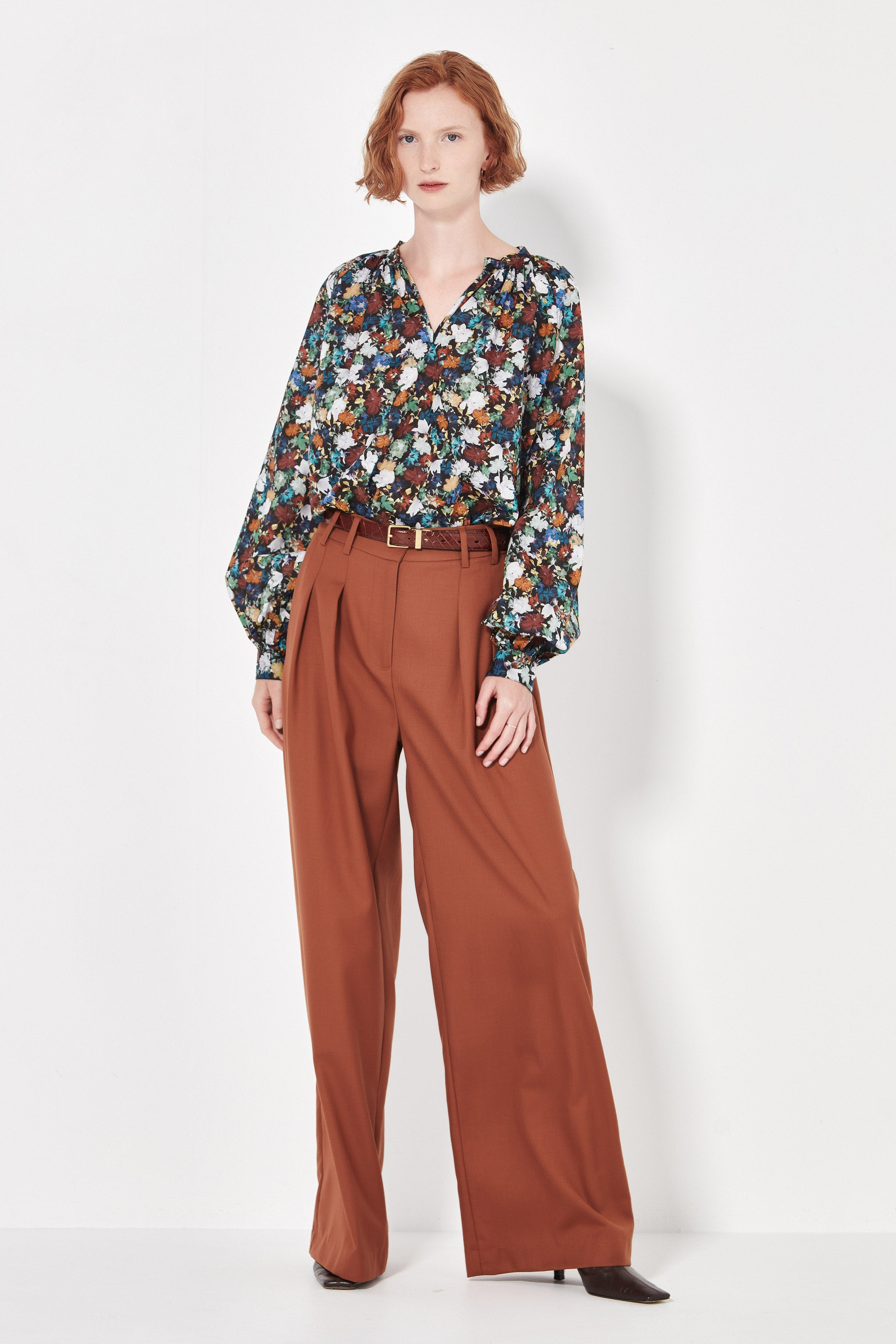 The Oslo Trouser in Brick