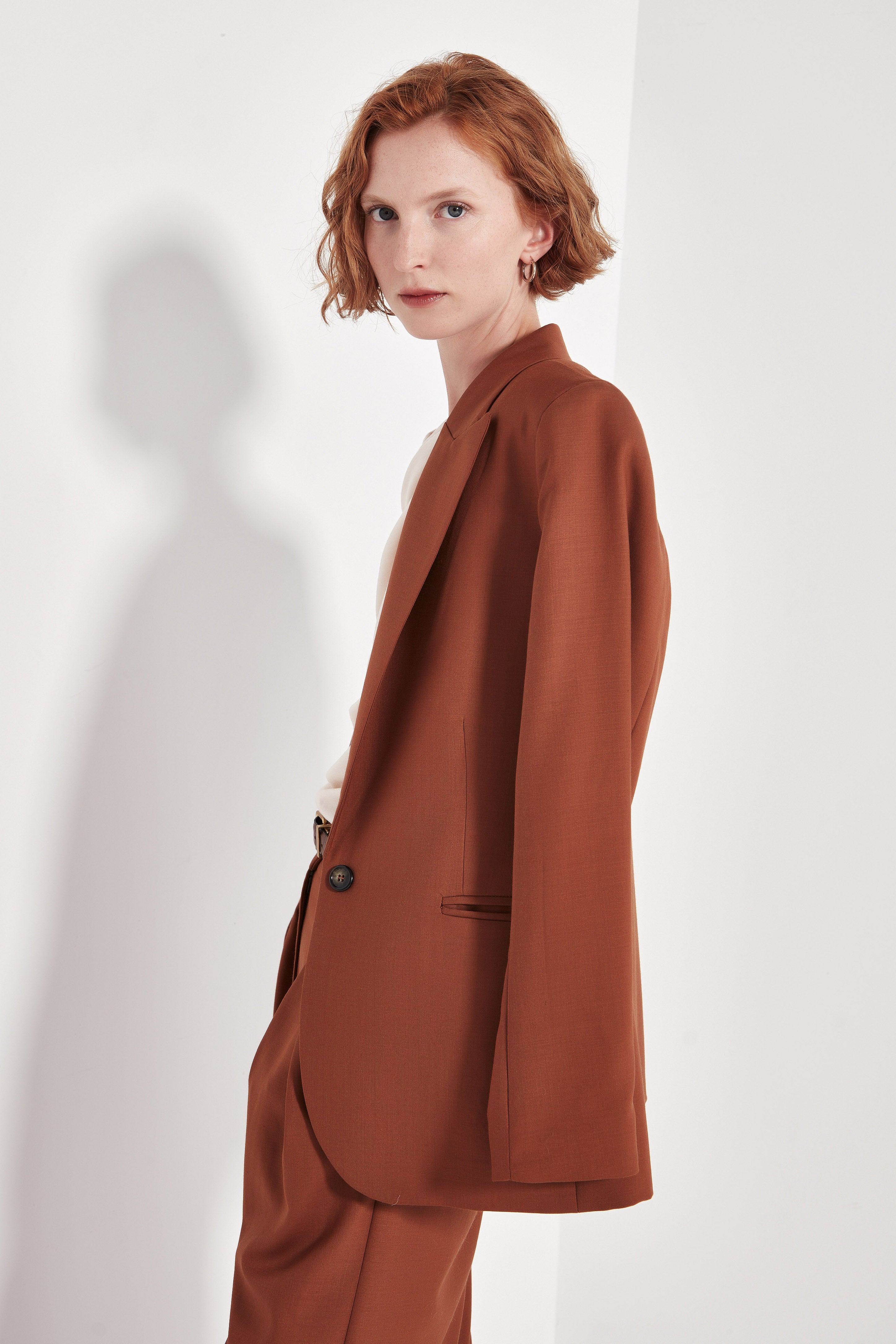 The Oslo Jacket in Brick