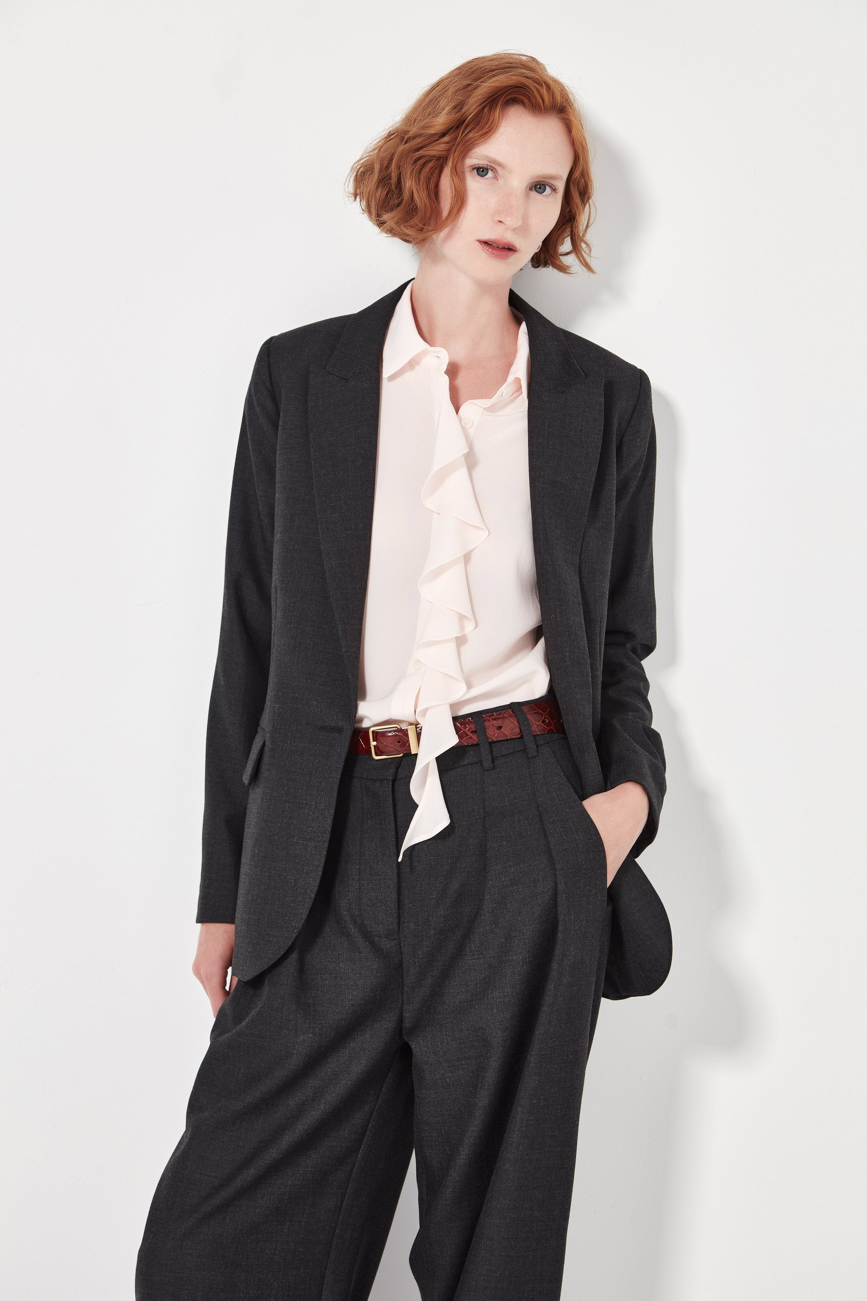 The Oslo Jacket in Charcoal
