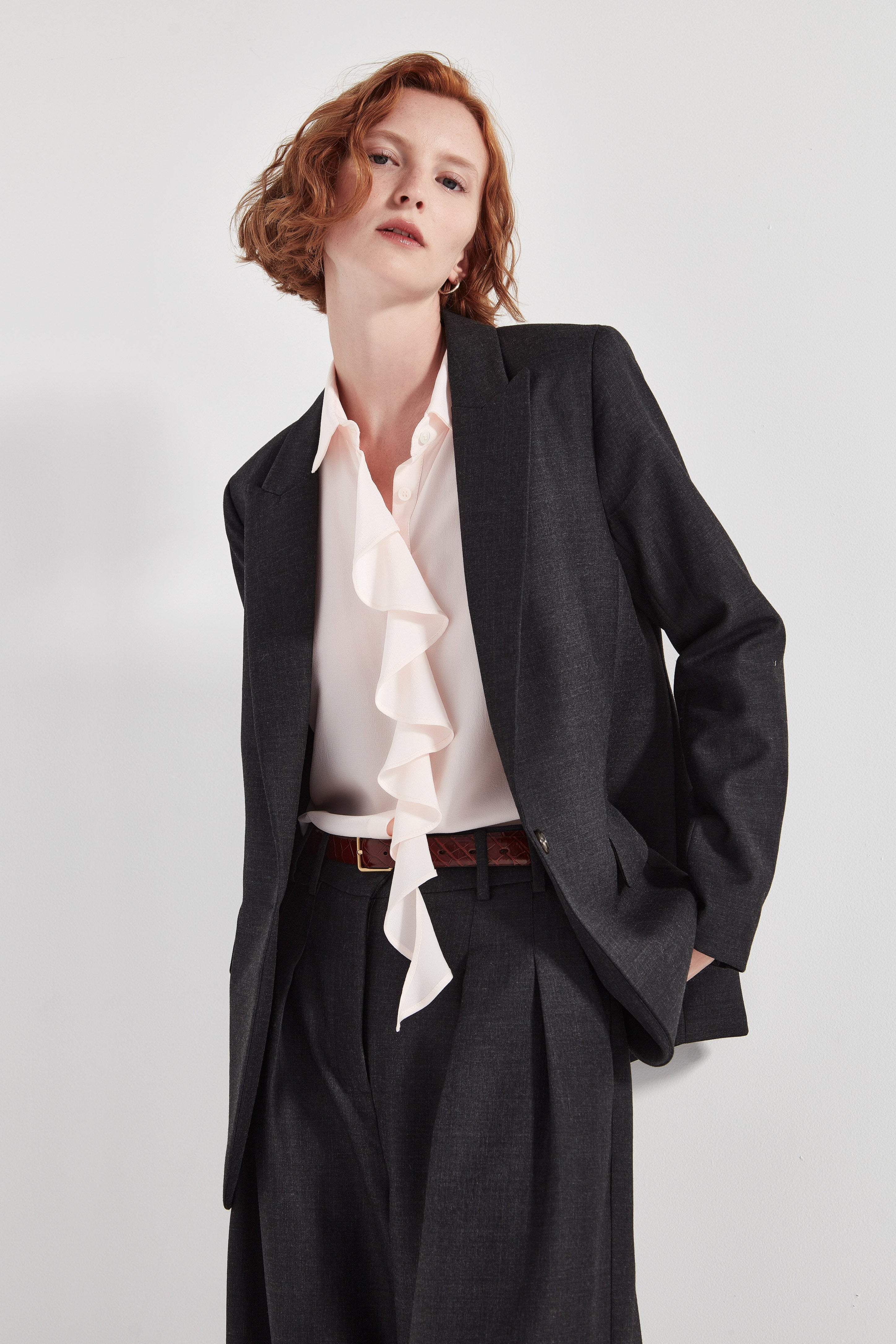 The Oslo Jacket in Charcoal