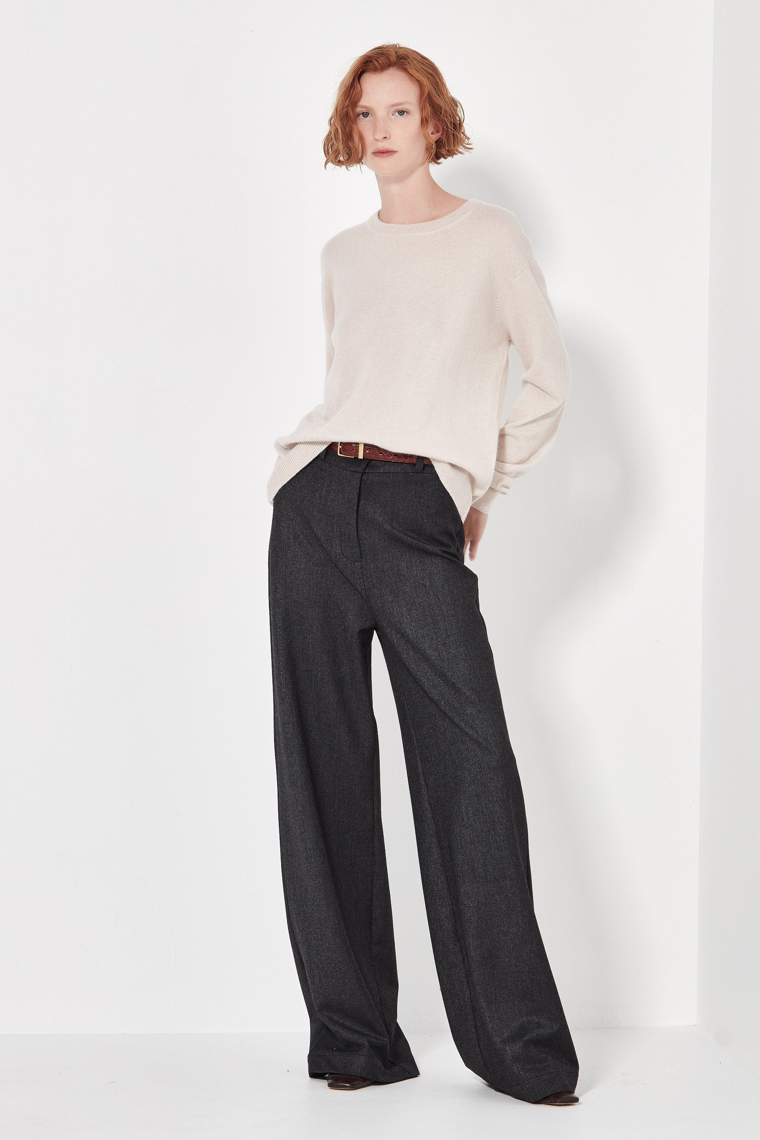 The Cashmere Crew in Powder Melange