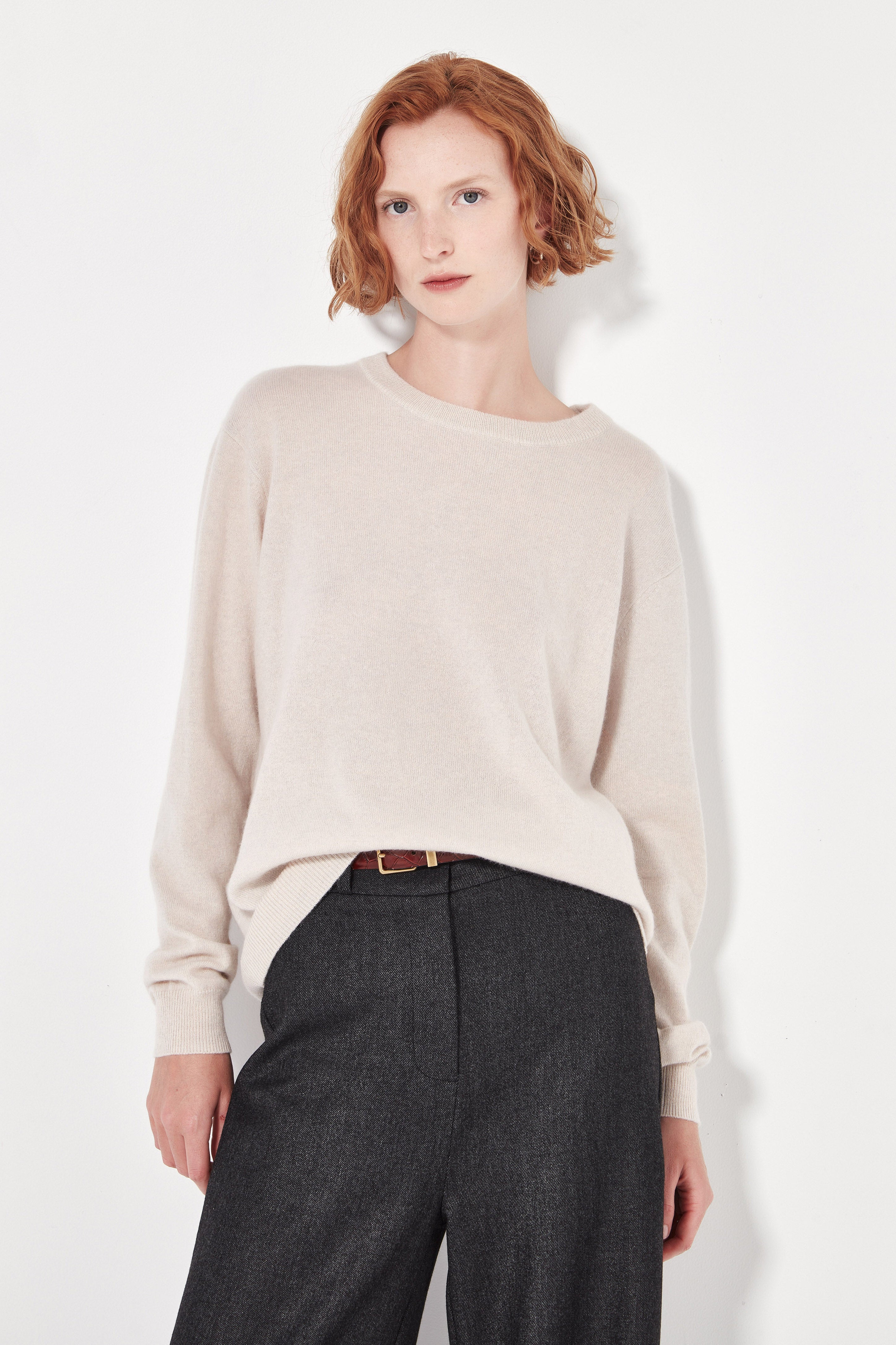 The Cashmere Crew in Powder Melange