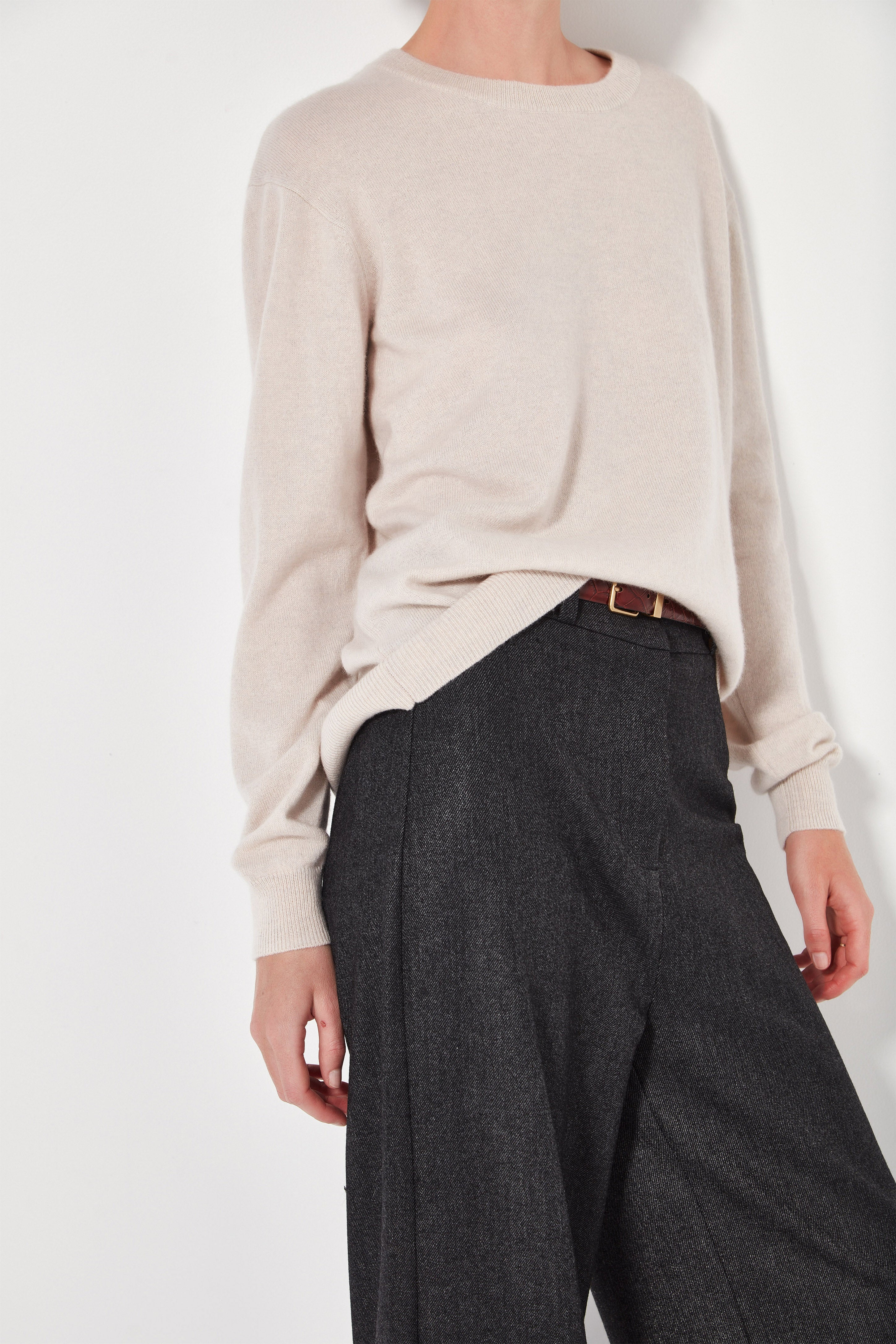 The Cashmere Crew in Powder Melange