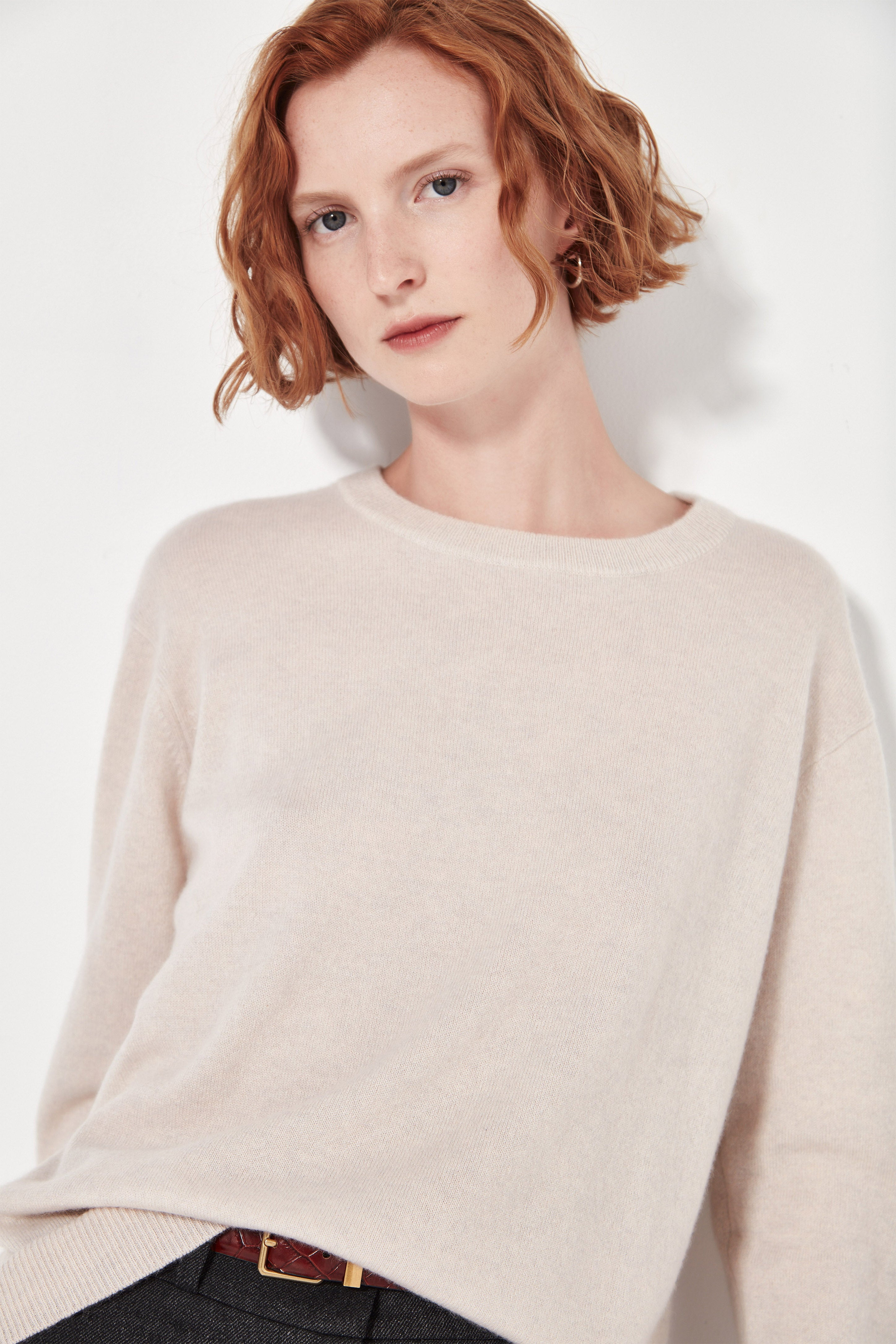 The Cashmere Crew in Powder Melange