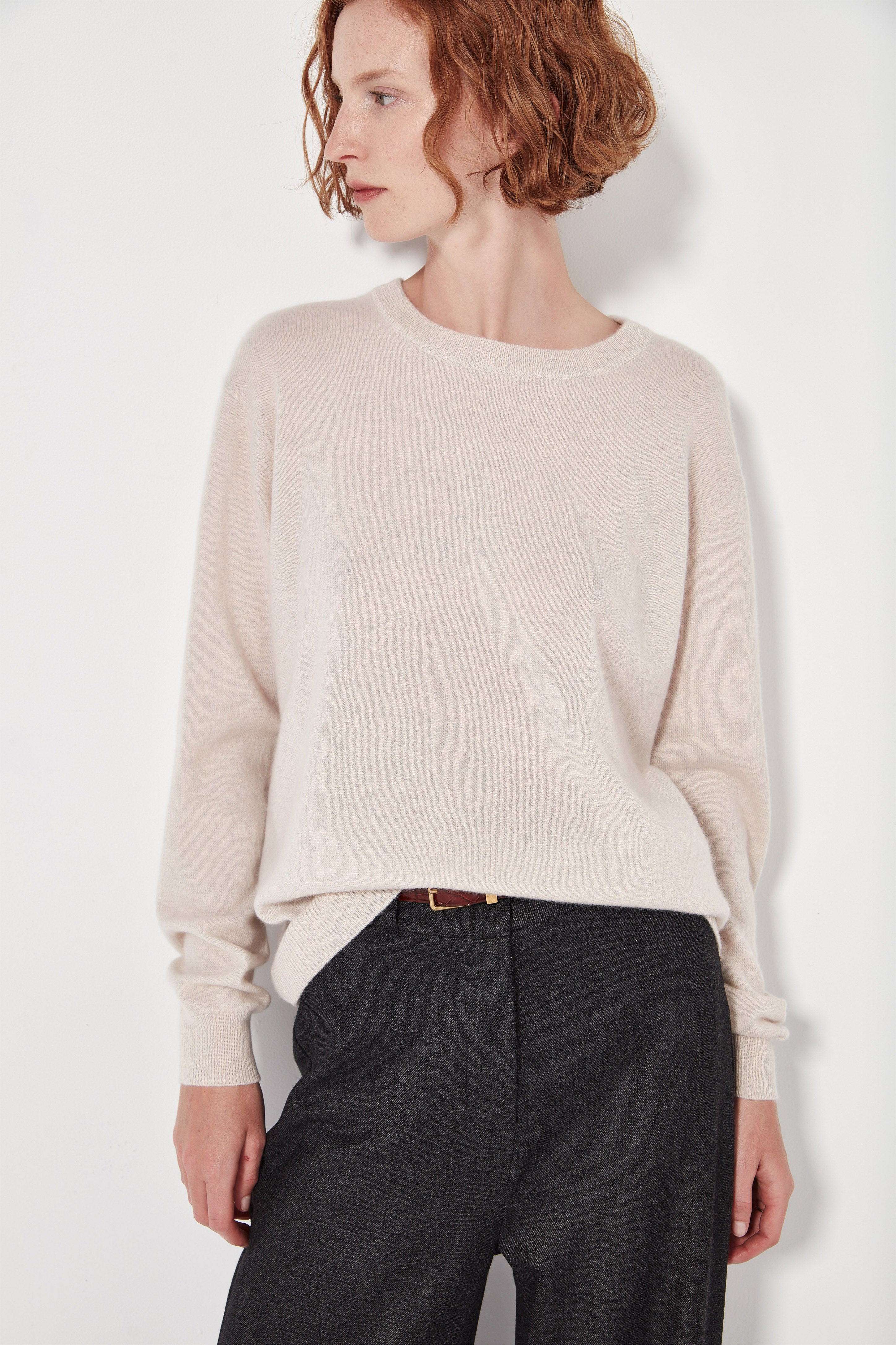 The Cashmere Crew in Powder Melange