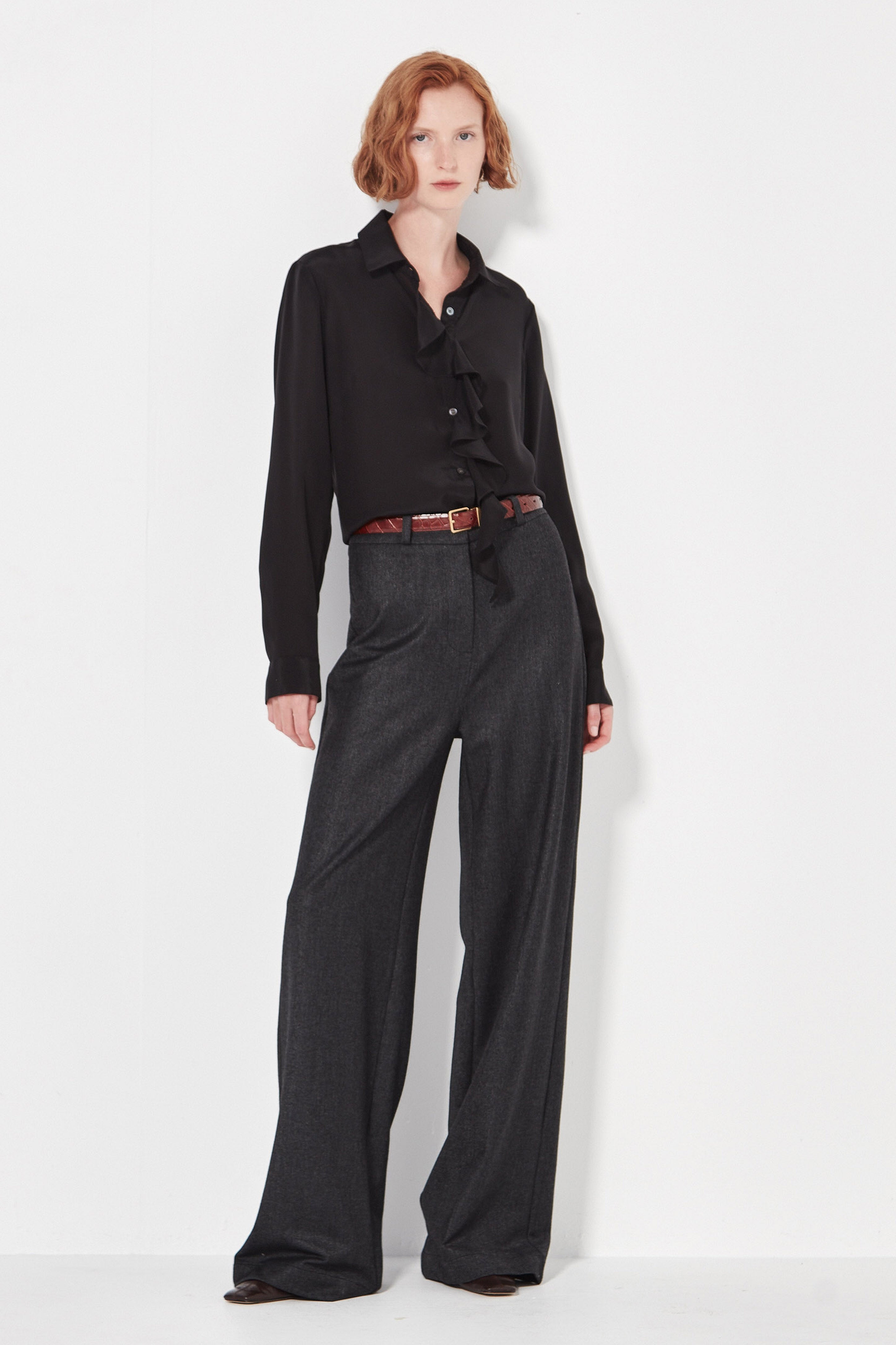 The Joplin Trouser in Charcoal