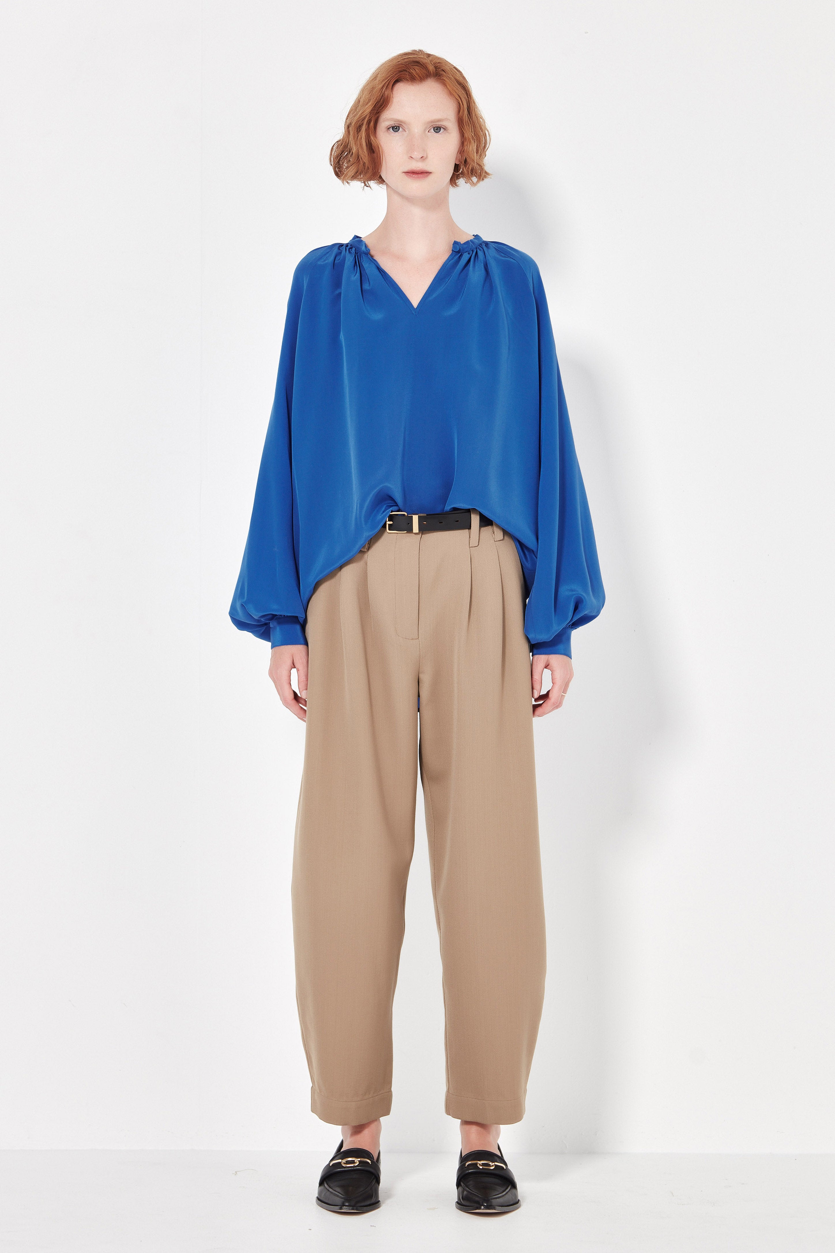 The Rothko Blouse in Cobalt Blue