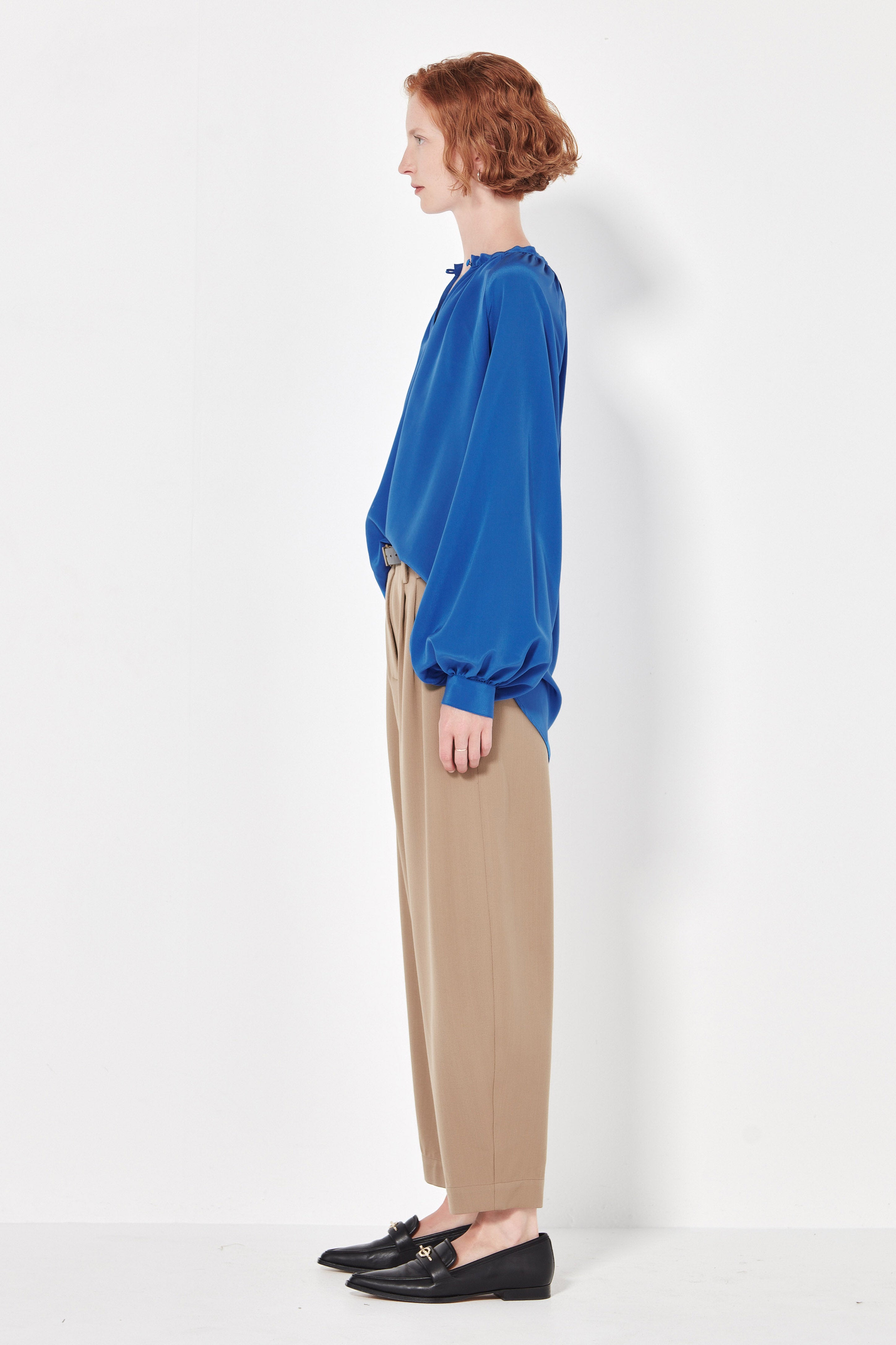 The Rothko Blouse in Cobalt Blue