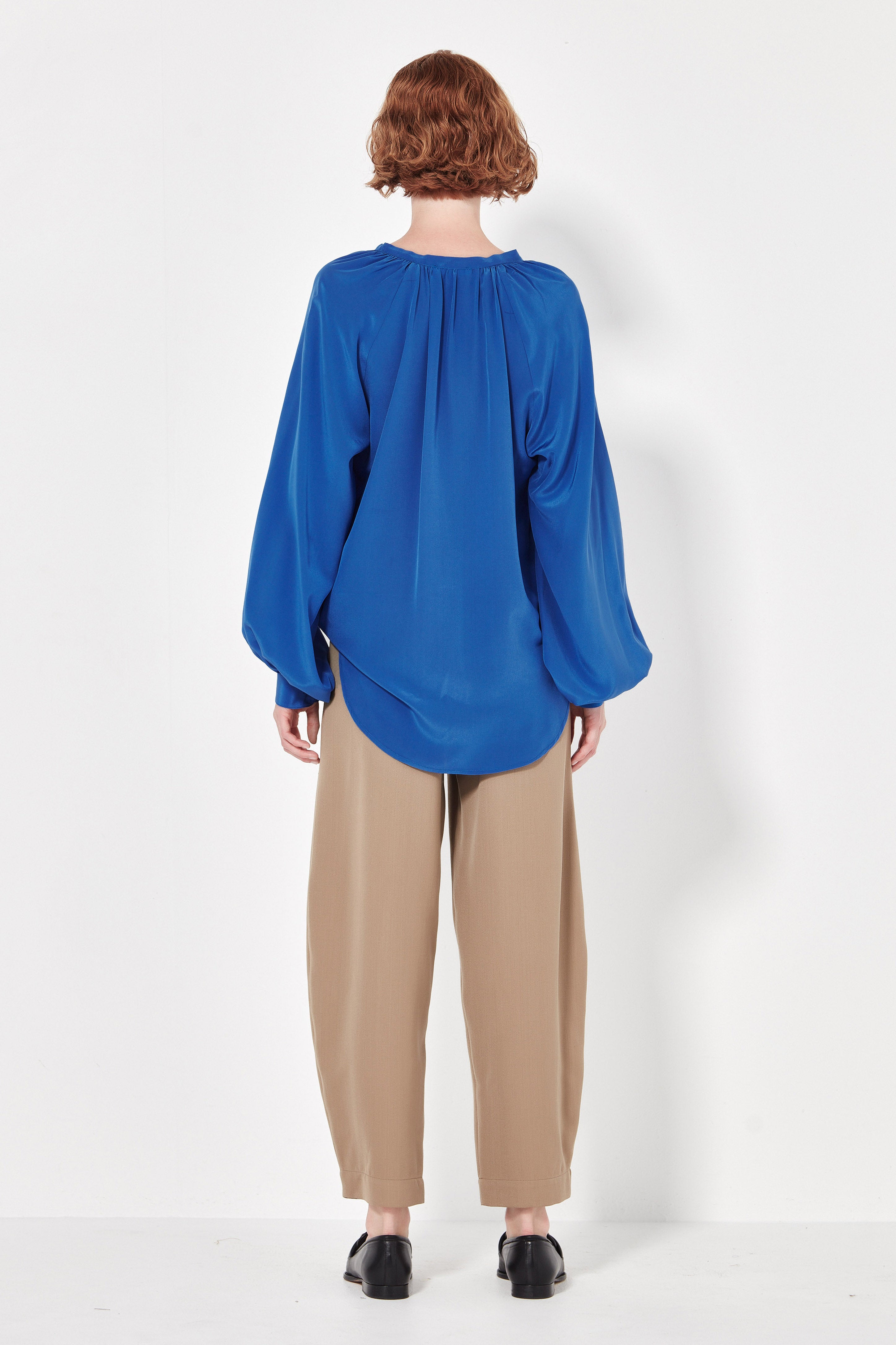 The Rothko Blouse in Cobalt Blue