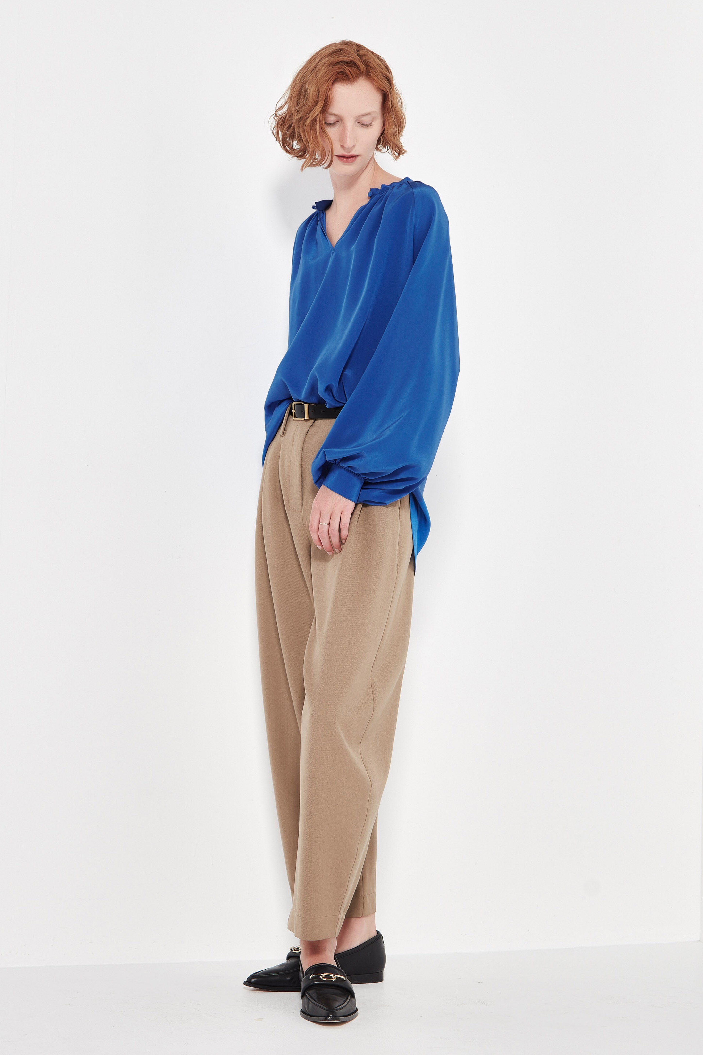 The Rothko Blouse in Cobalt Blue
