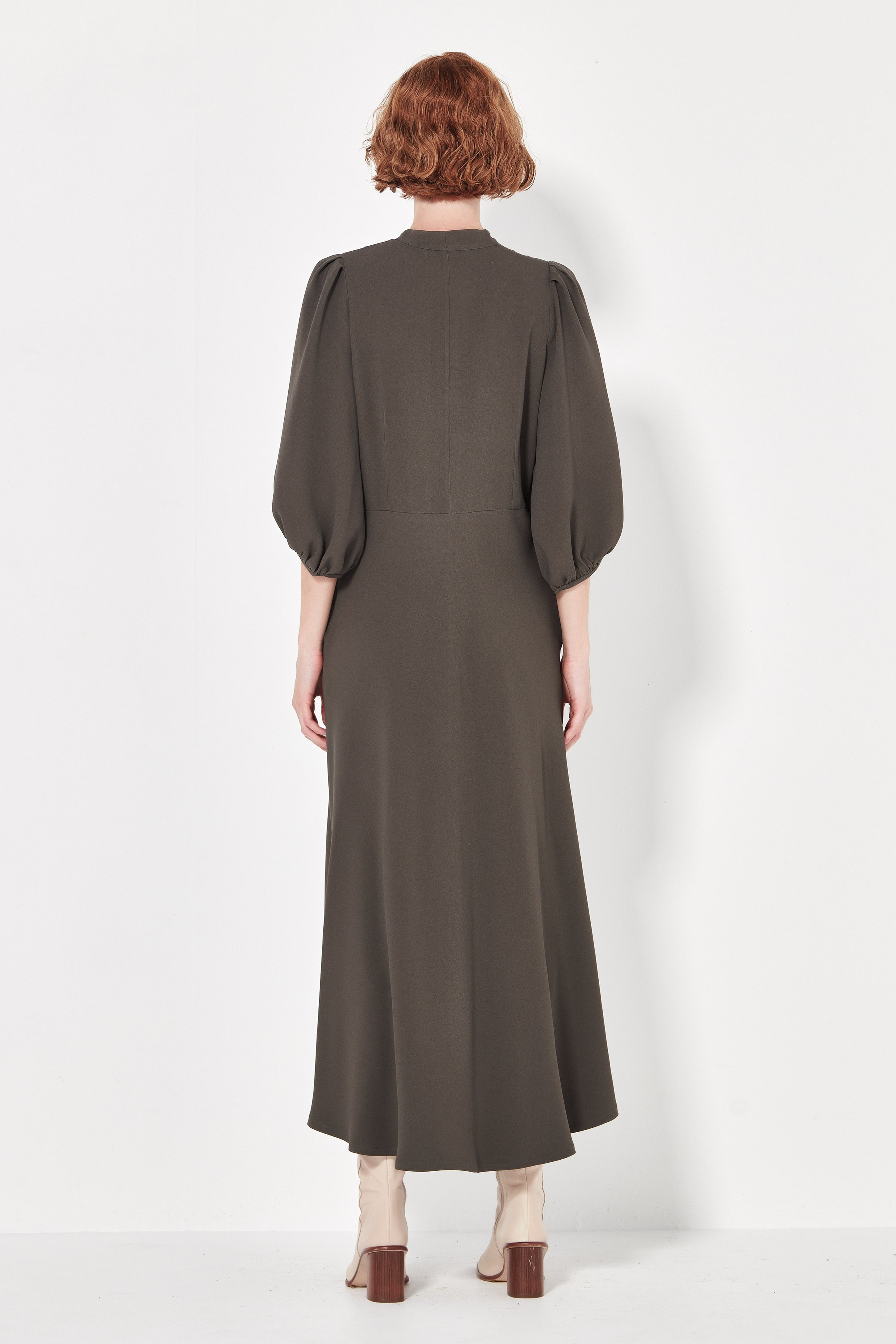 The Swinton Dress in Slate