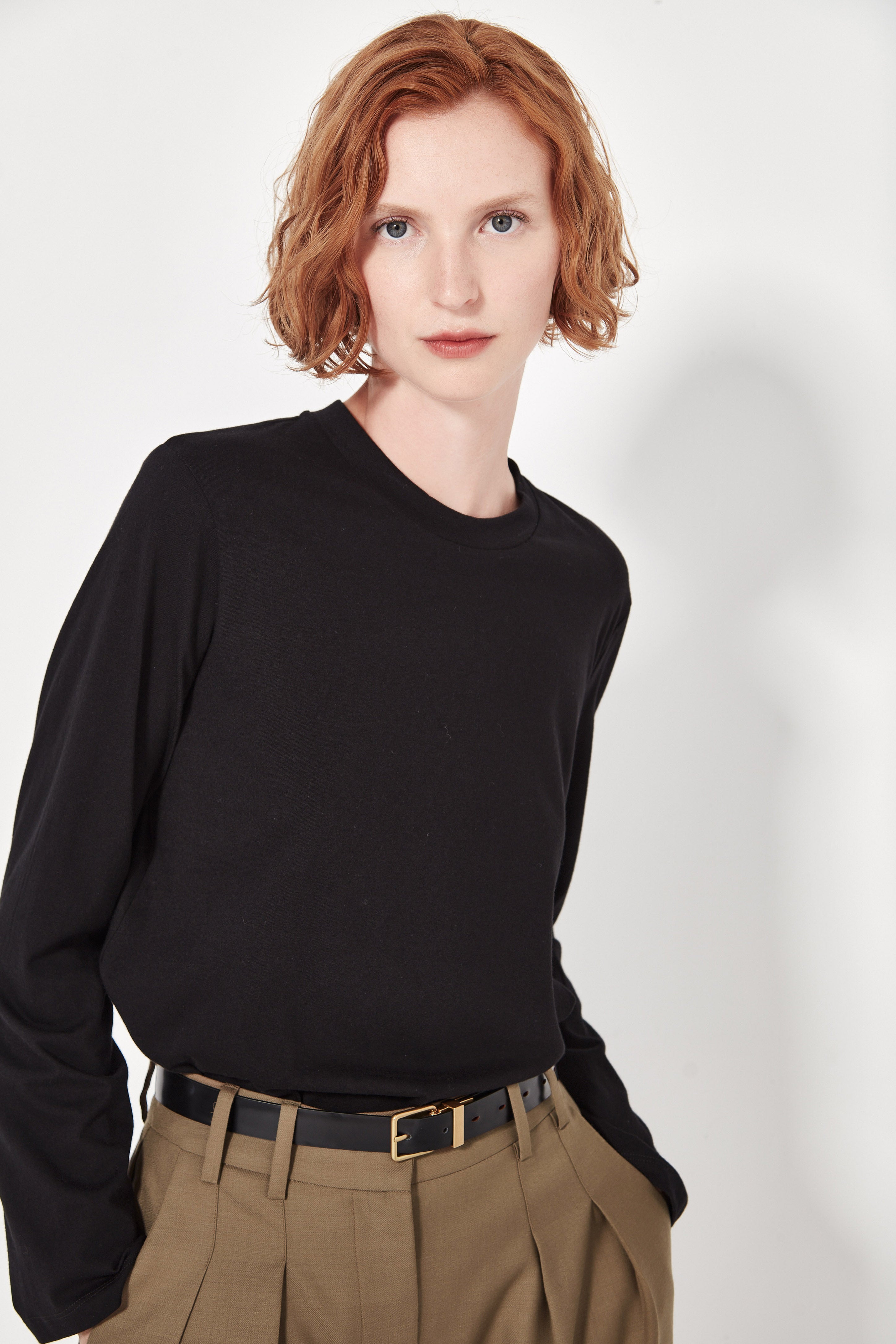 The Matin Top in Black