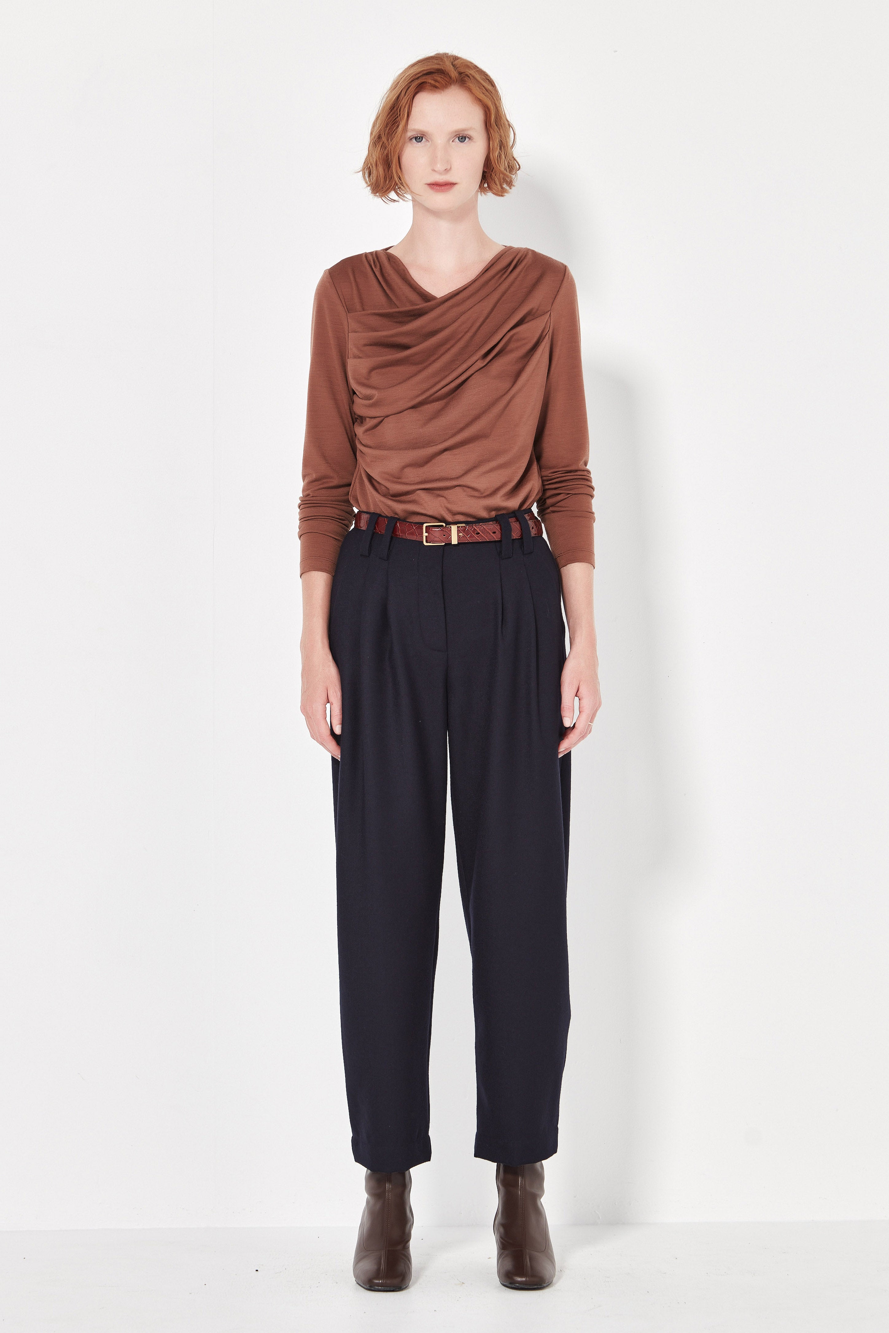 The Kafka Top in Chestnut