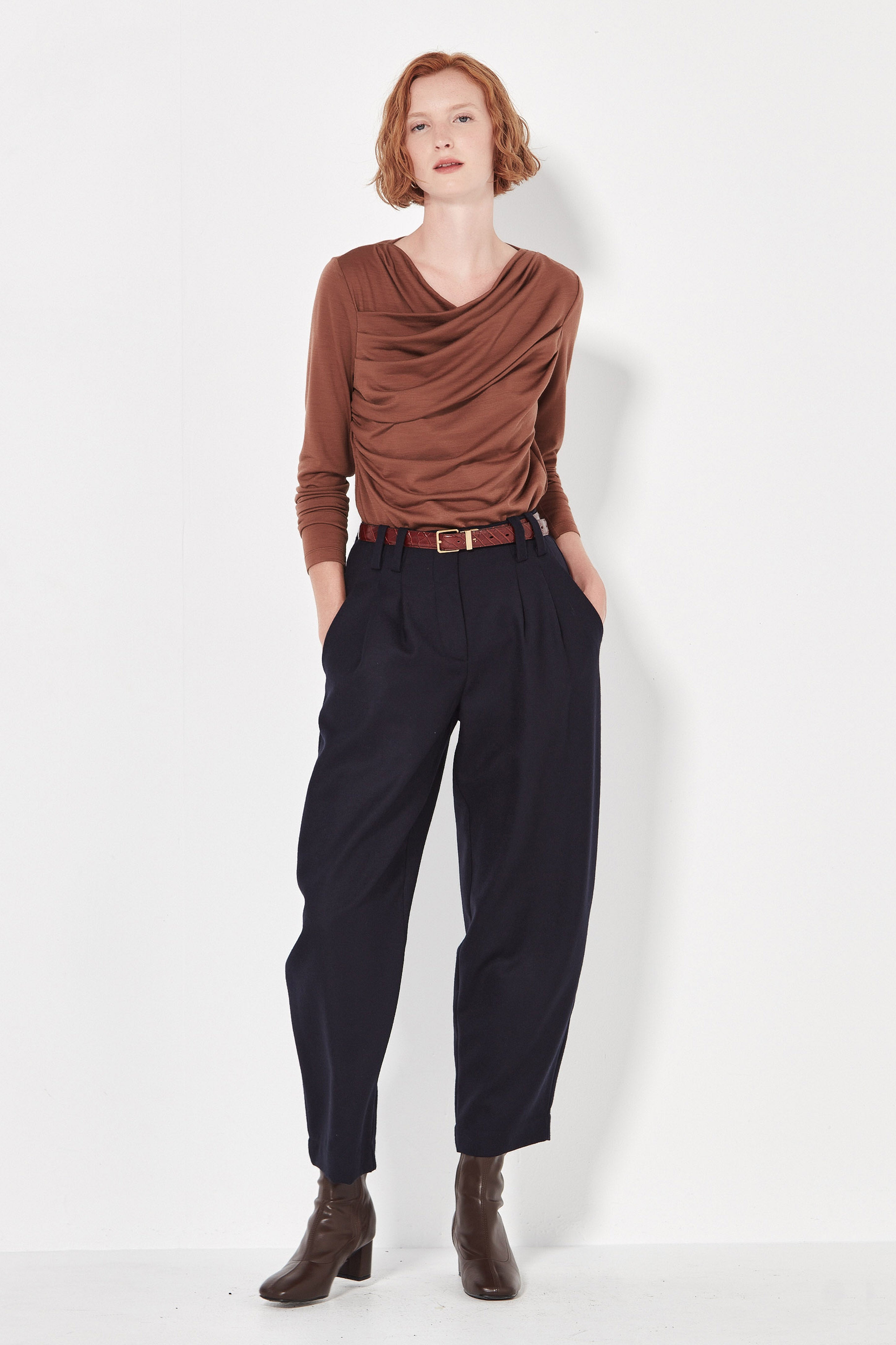 The Kafka Top in Chestnut