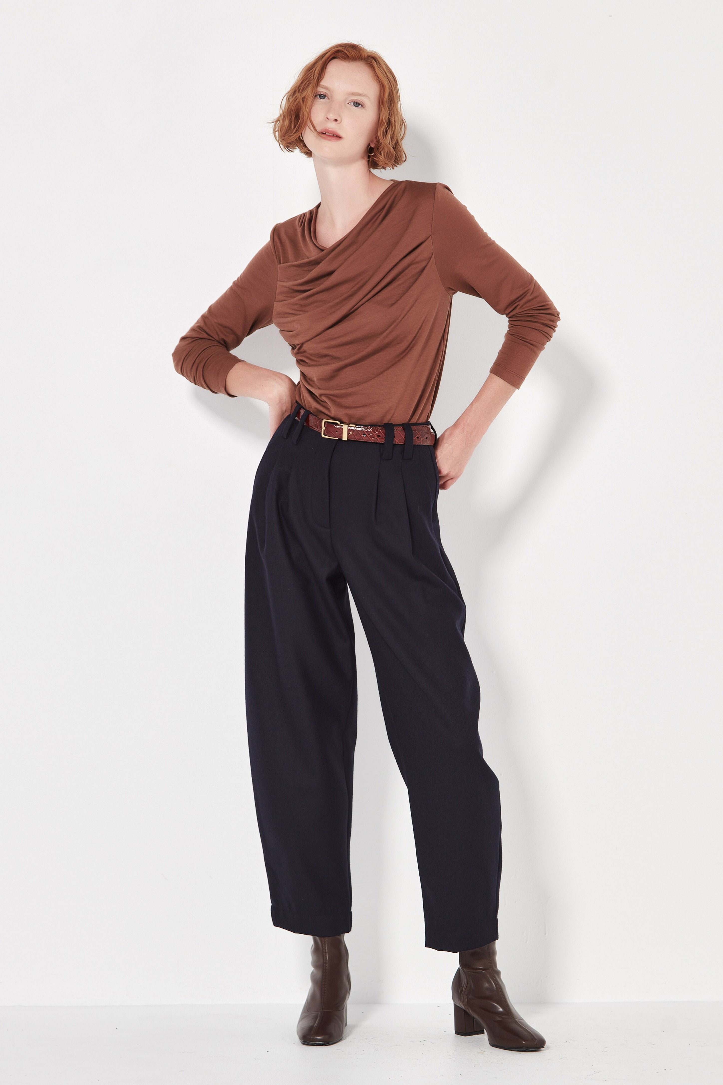 The Kafka Top in Chestnut