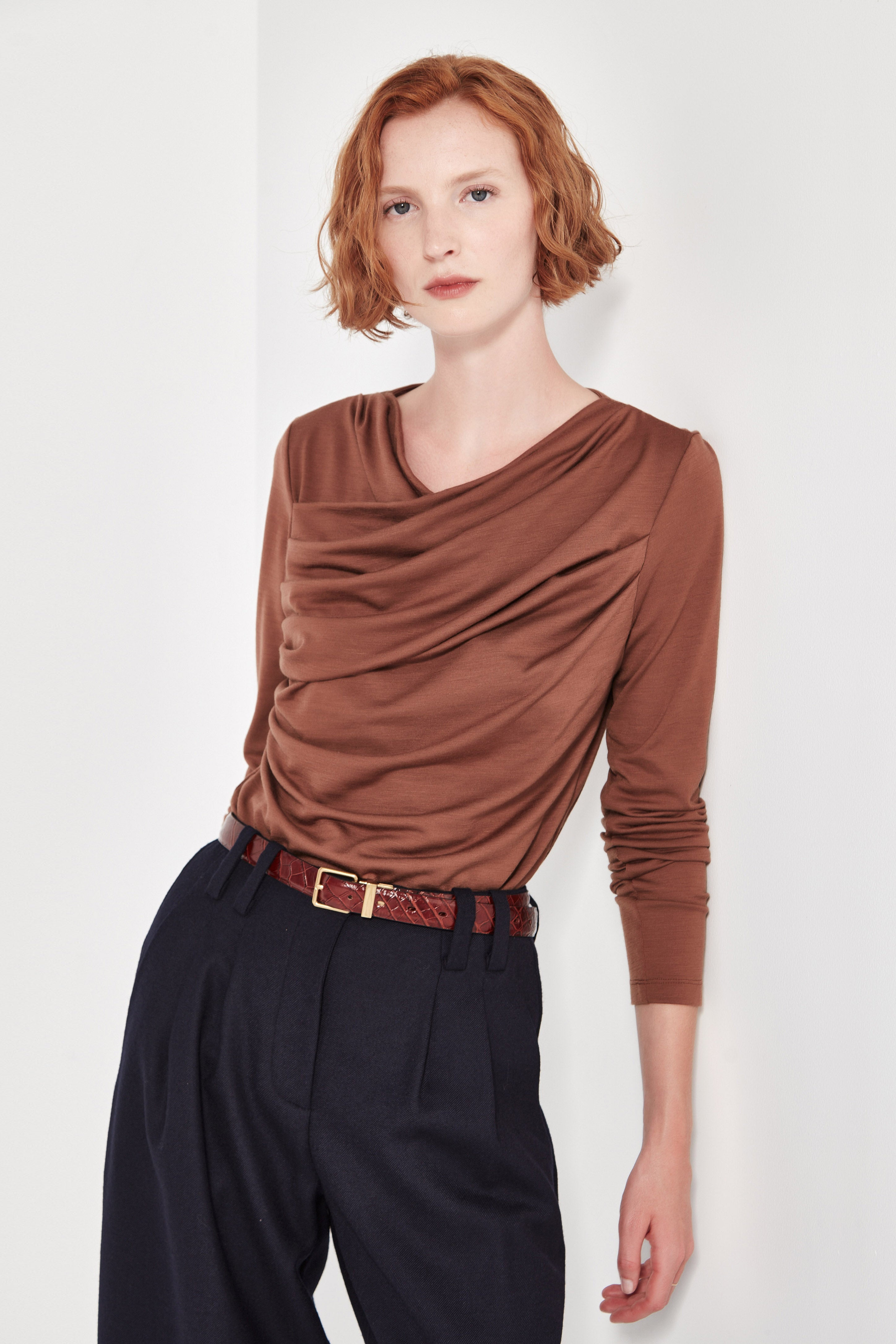 The Kafka Top in Chestnut