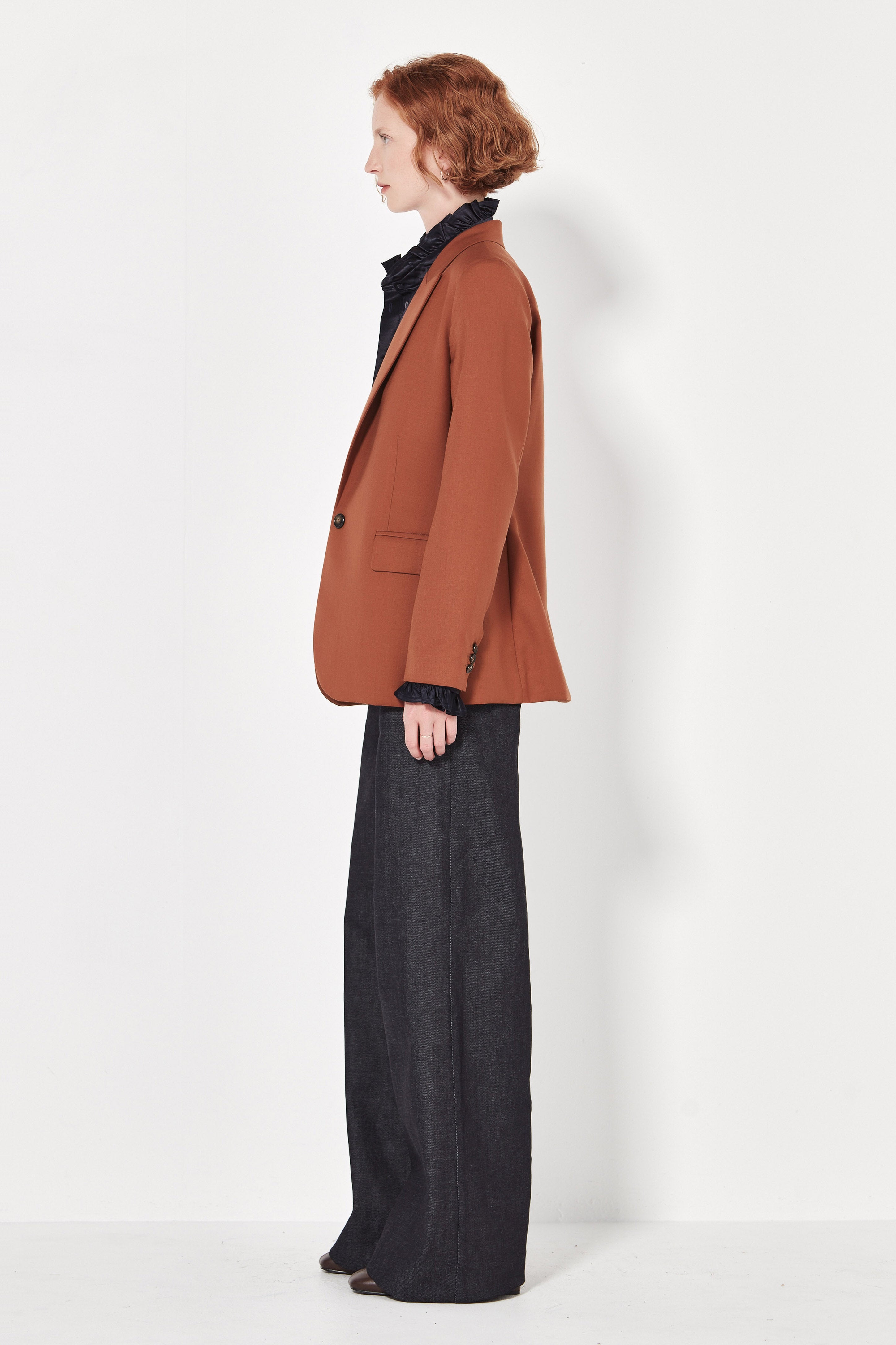 The Oslo Jacket in Brick