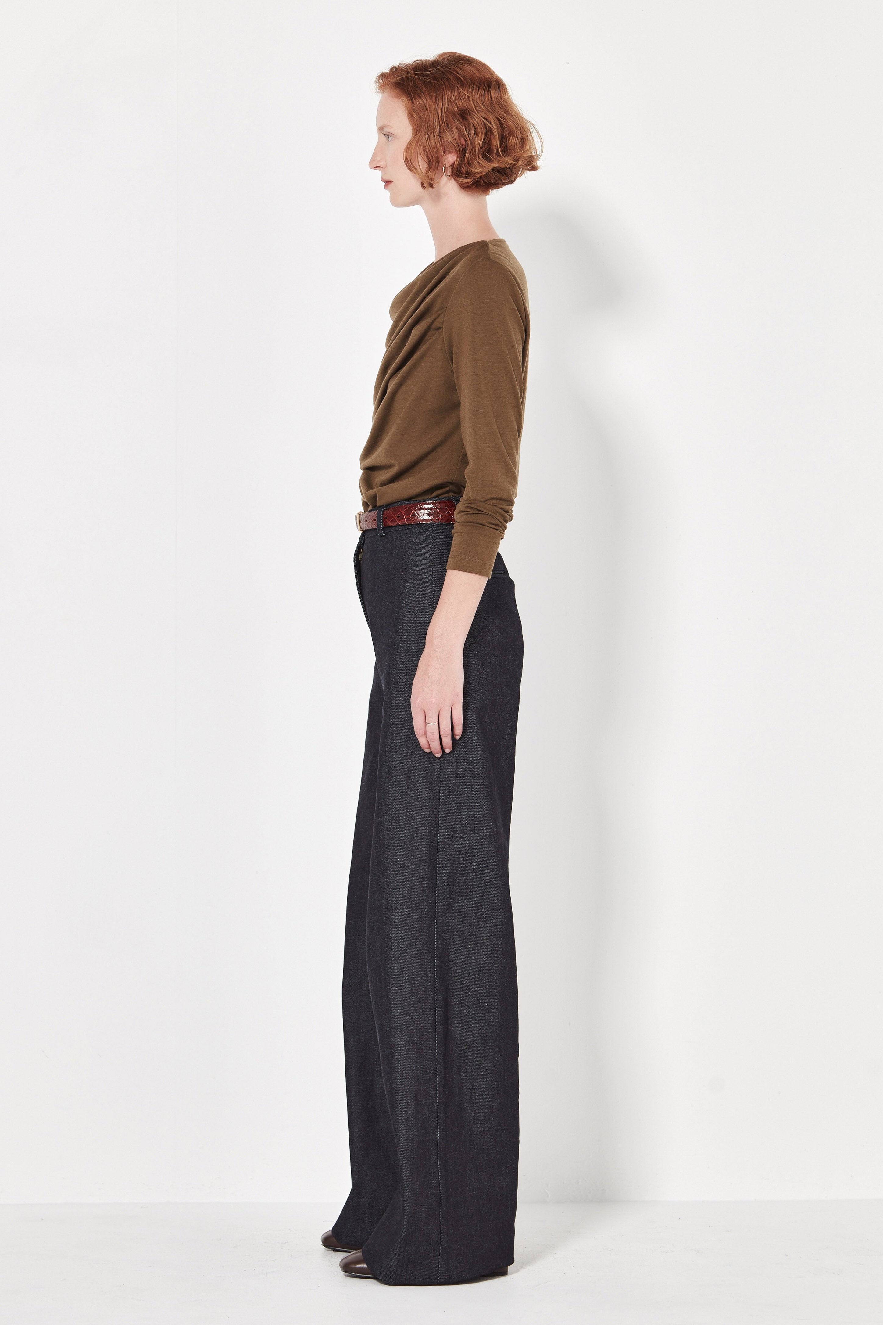 The Kafka Top in Olive
