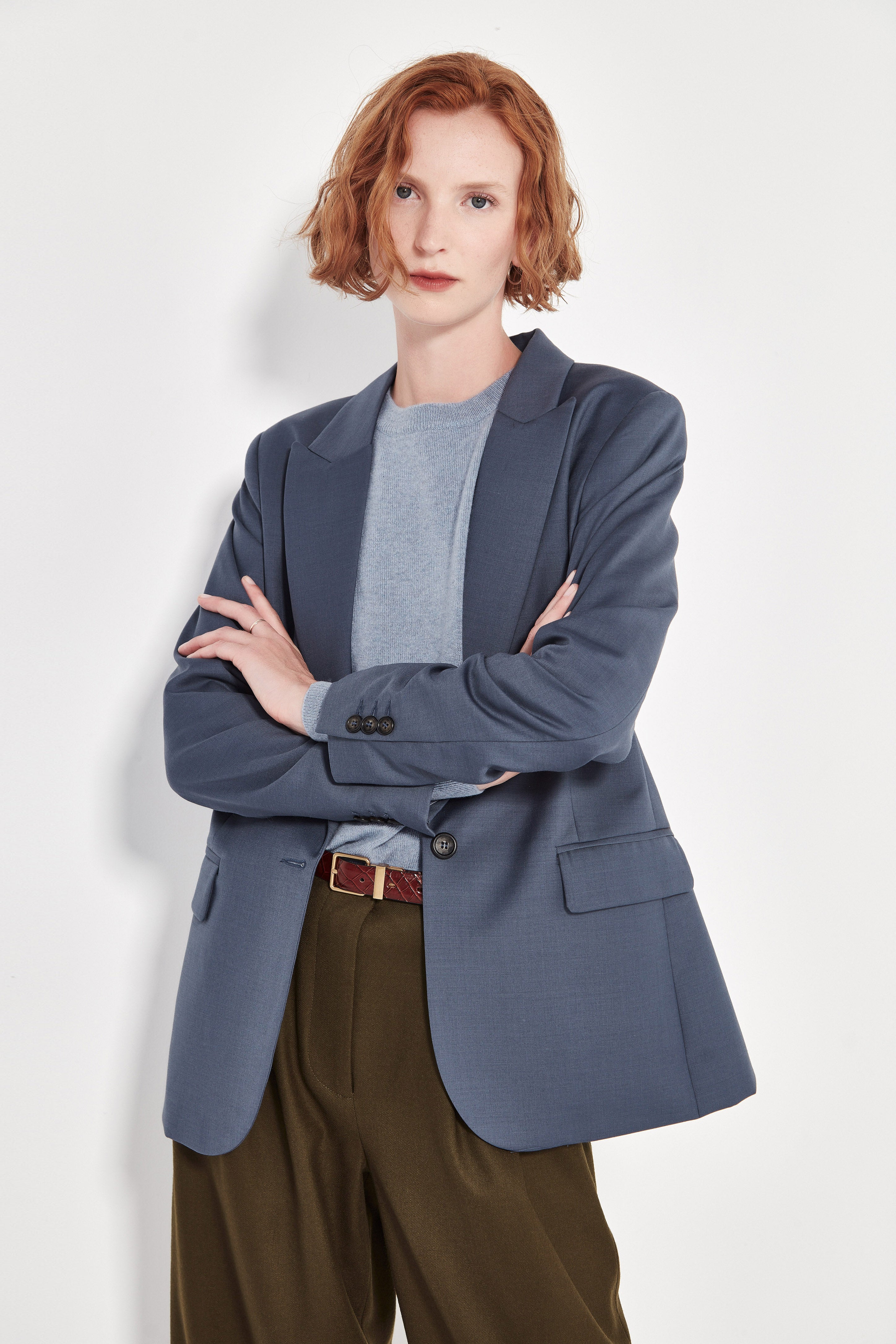 The Oslo Jacket in Cornflower