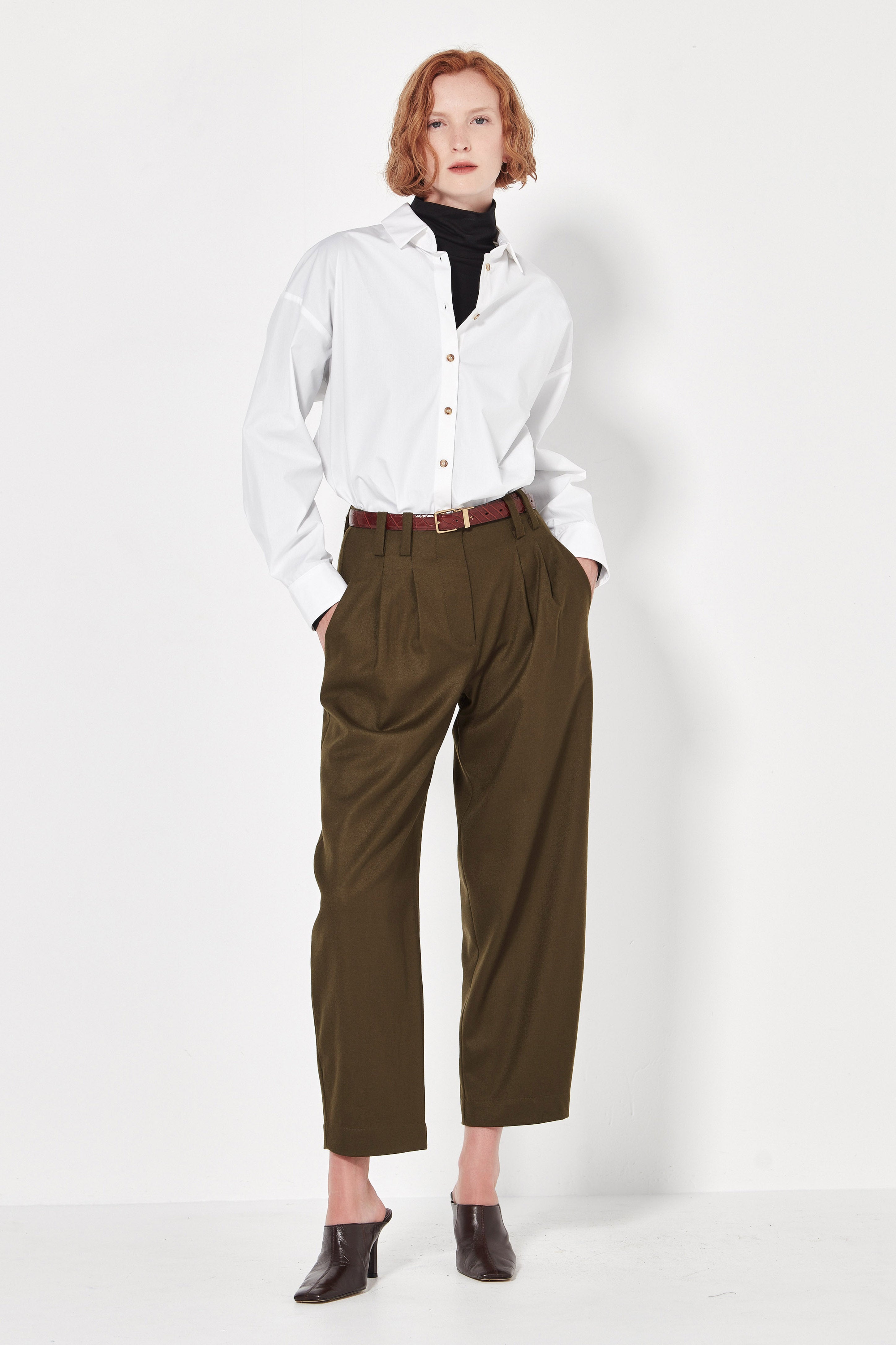 The Baildon Shirt in Organic White