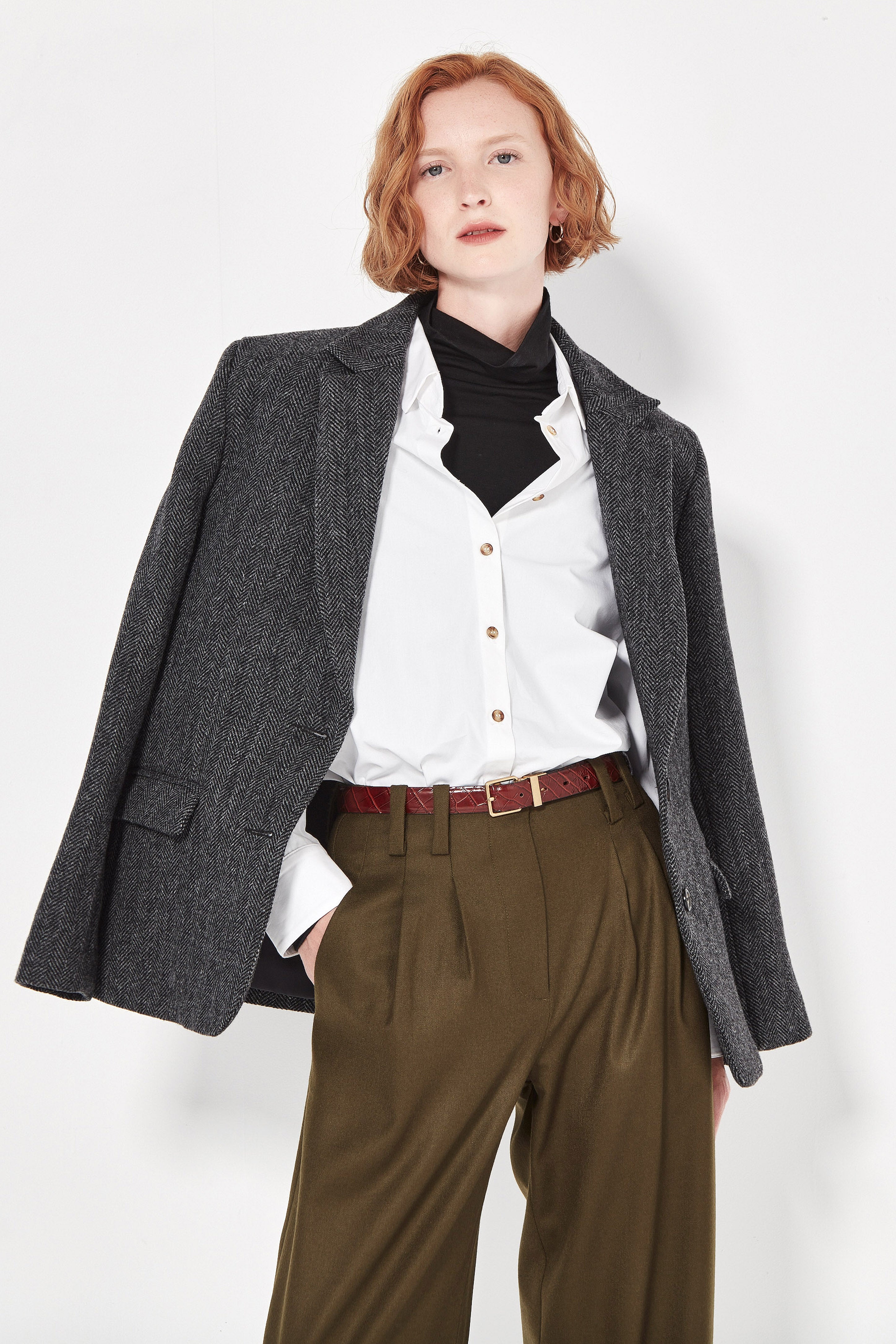The Baildon Shirt in Organic White