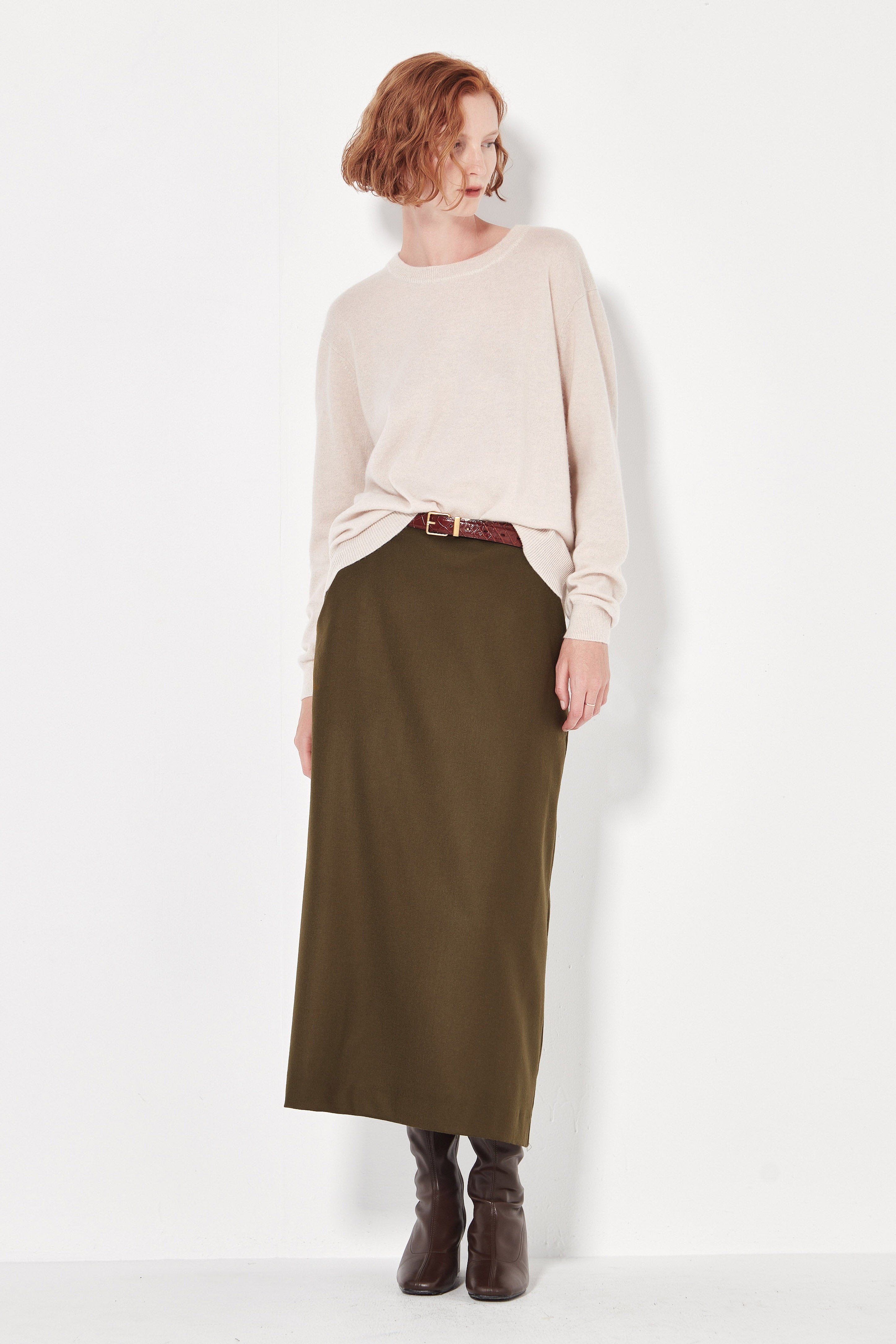 The Cashmere Crew in Powder Melange