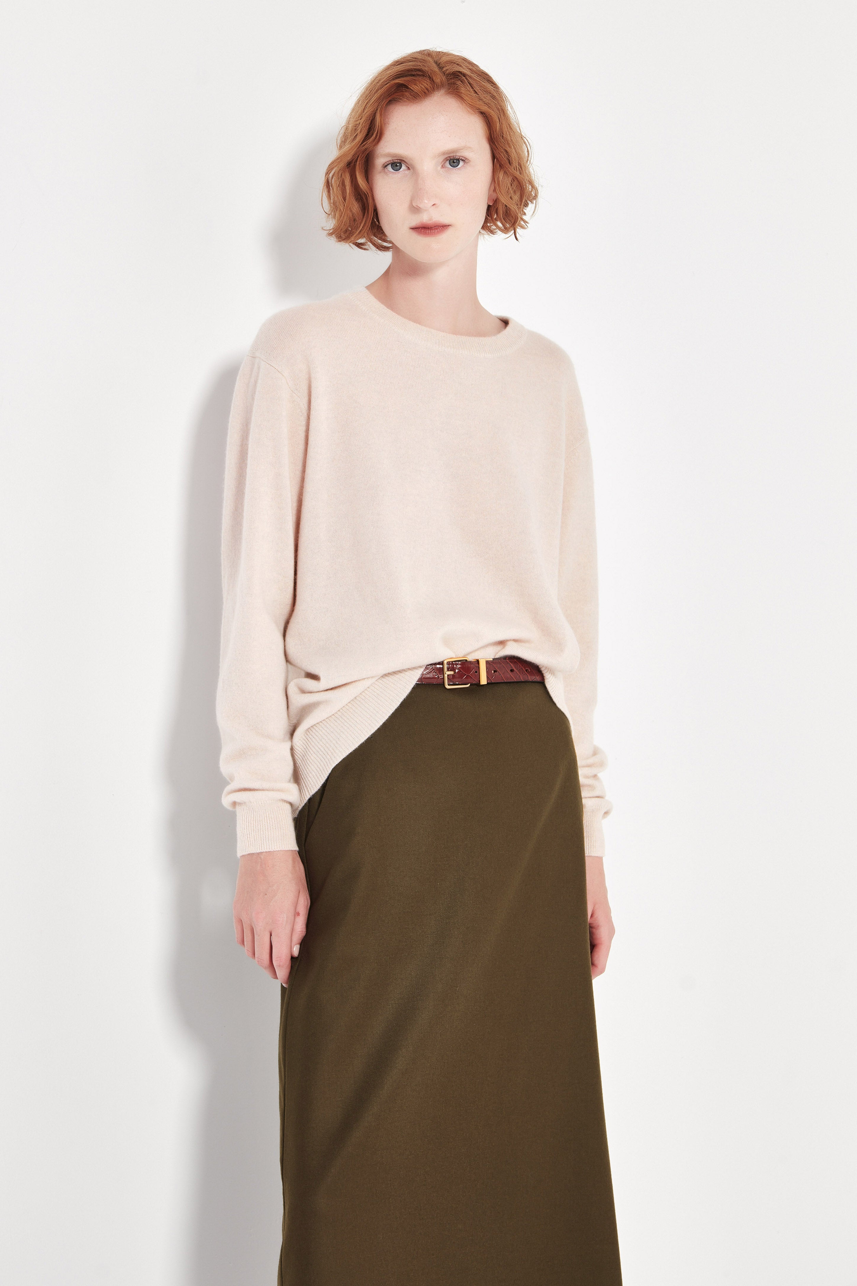 The Cashmere Crew in Powder Melange
