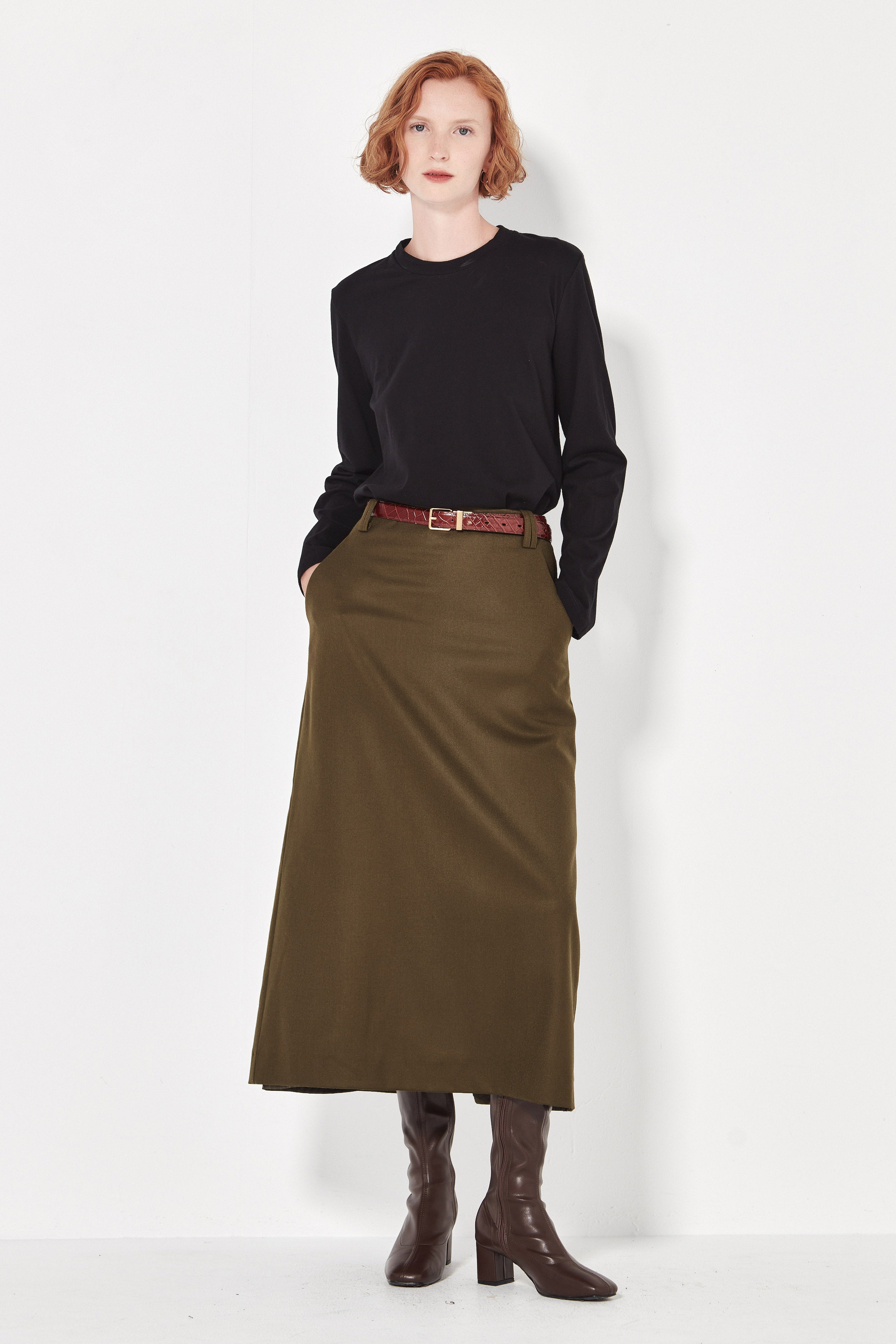 The Matin Top in Black