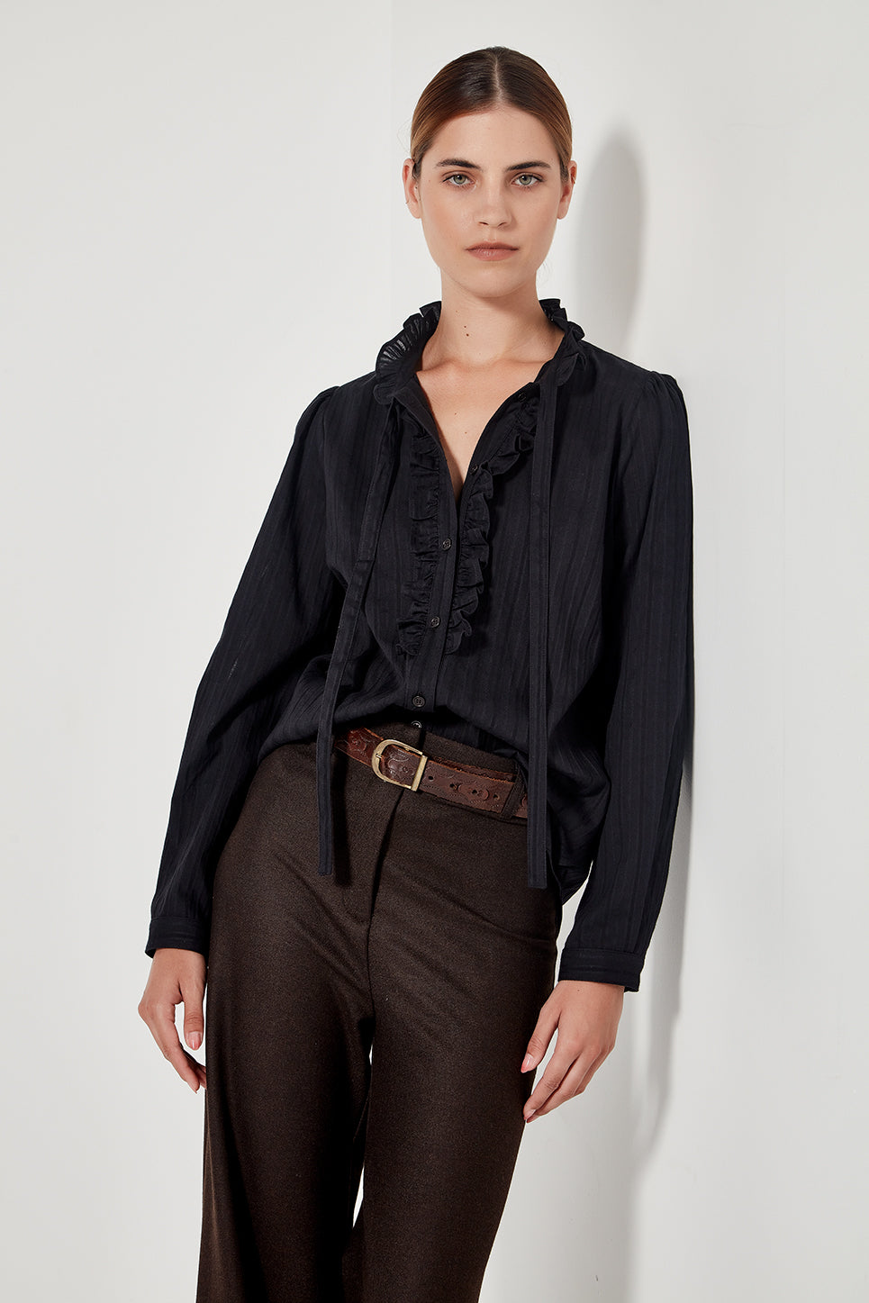 The Florence Blouse in Black