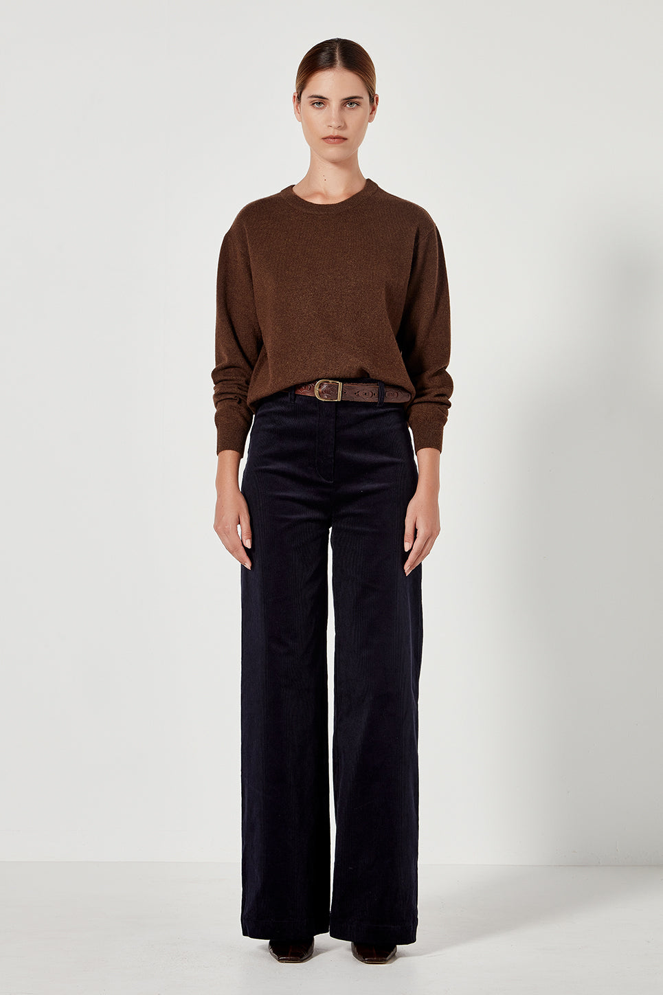 The Joplin Trouser in Navy Corduroy