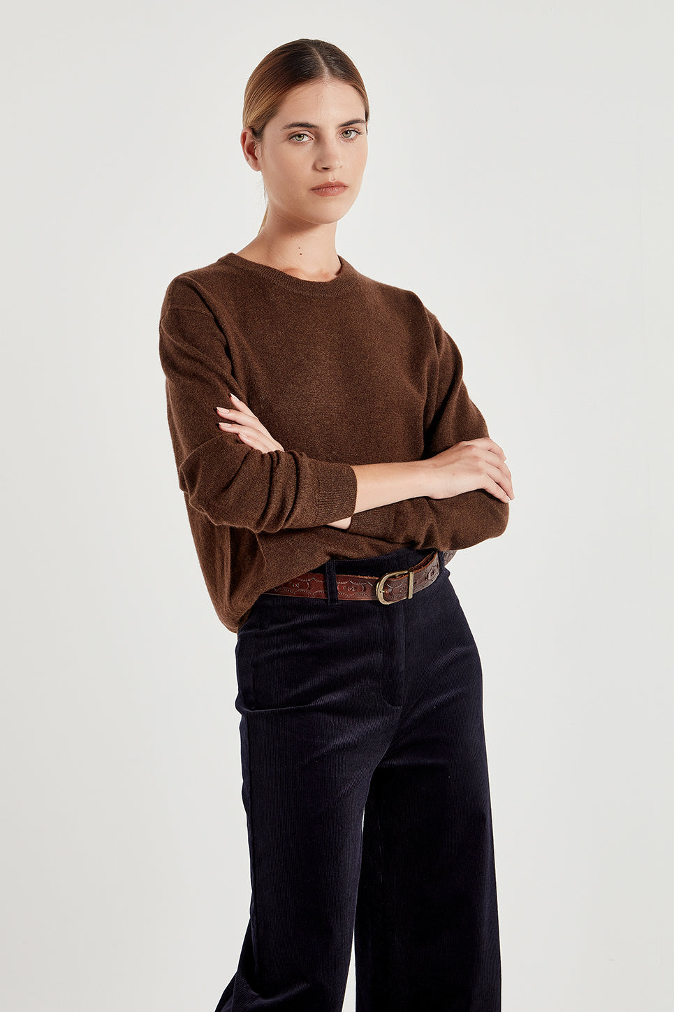 The Joplin Trouser in Navy Corduroy