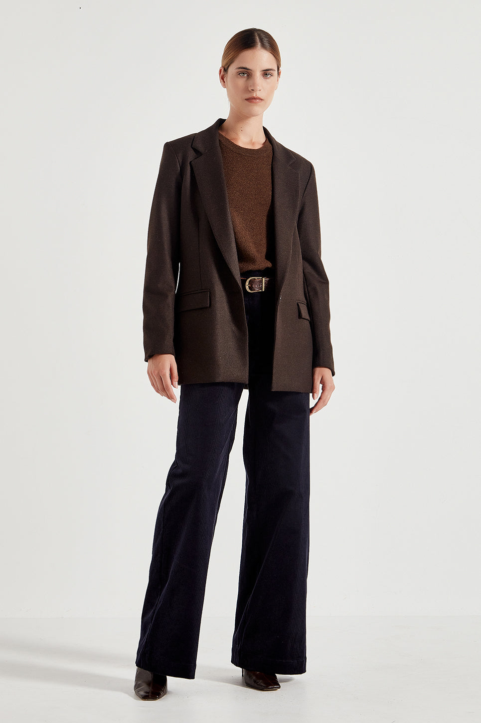 The Joplin Trouser in Navy Corduroy