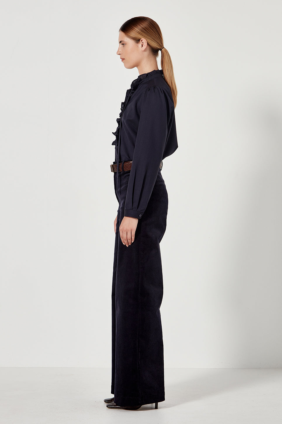 The Joplin Trouser in Navy Corduroy