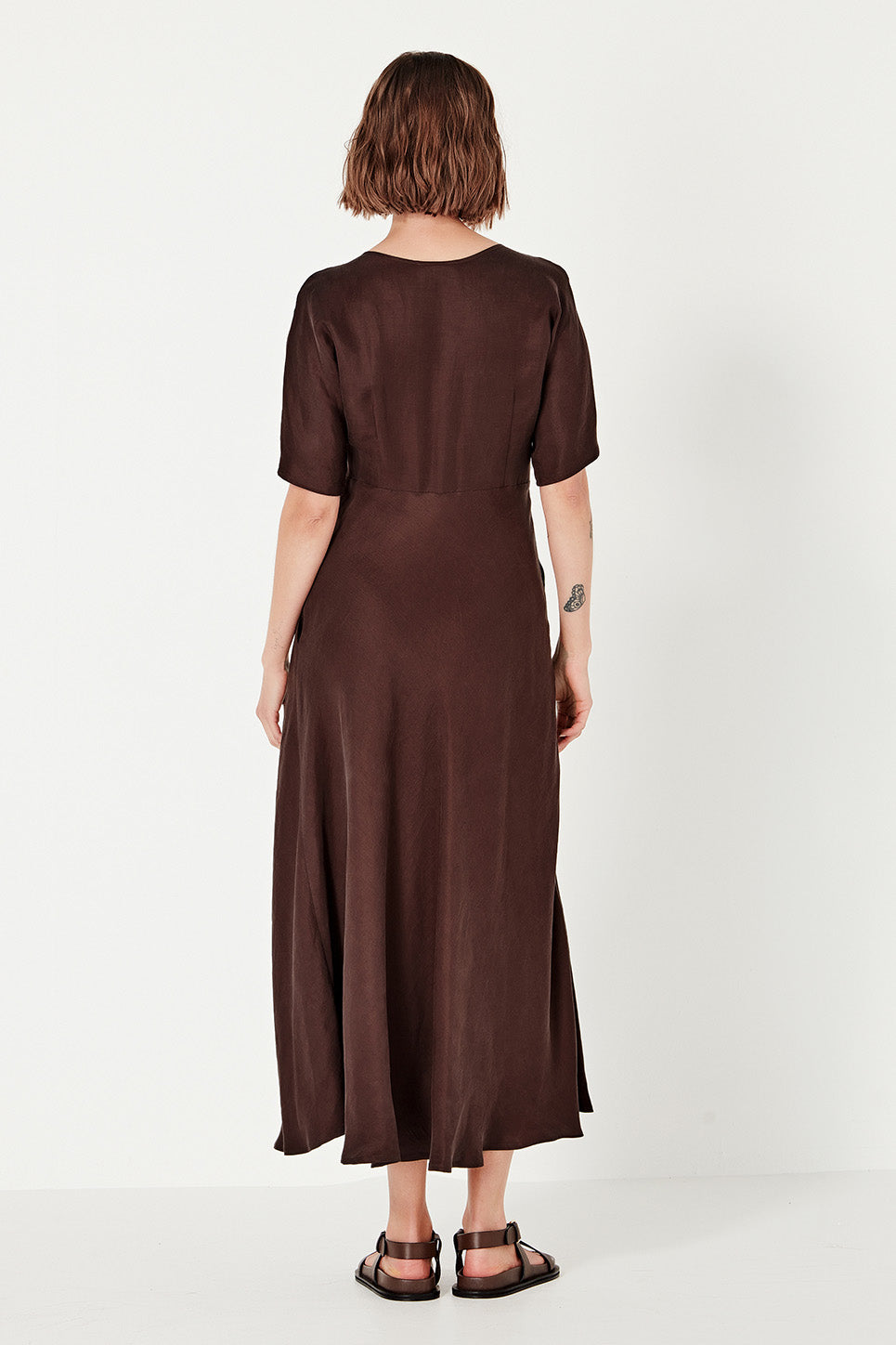 Evie Dress in Cocoa