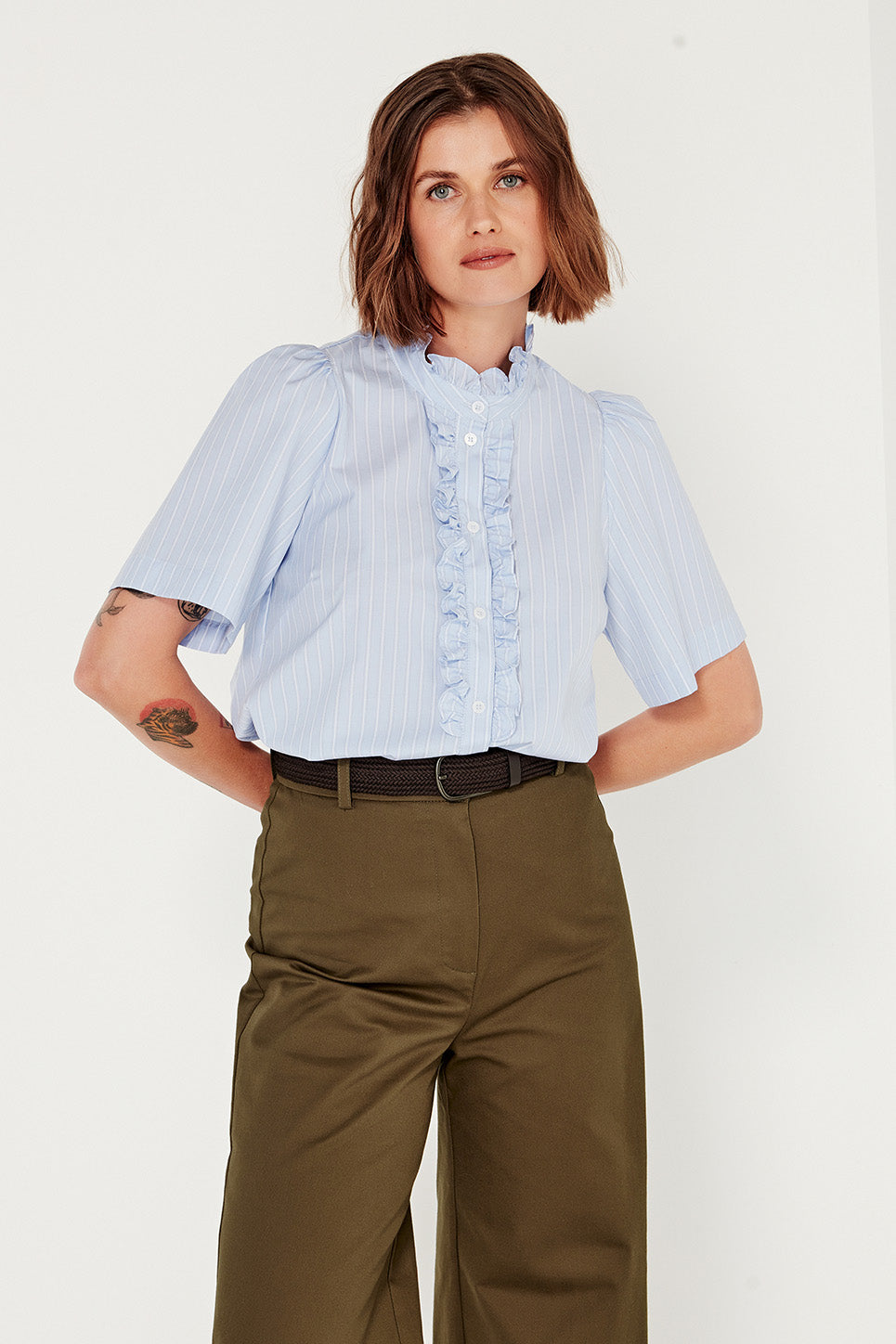 The Joplin Trouser in Dark Olive